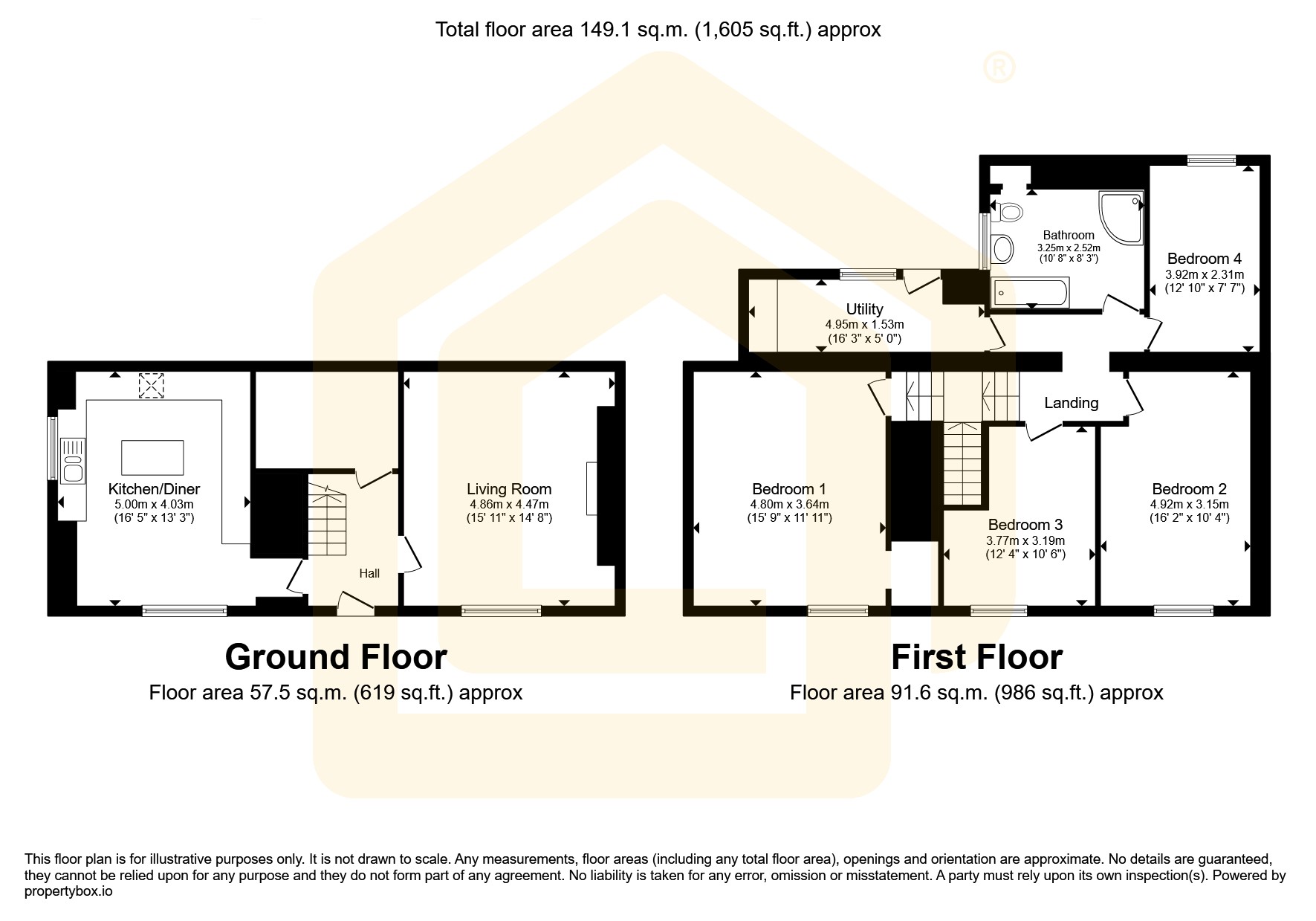 161 High Street
Tonyrefail, 161 High Street
Tonyrefail, Porth floorplan