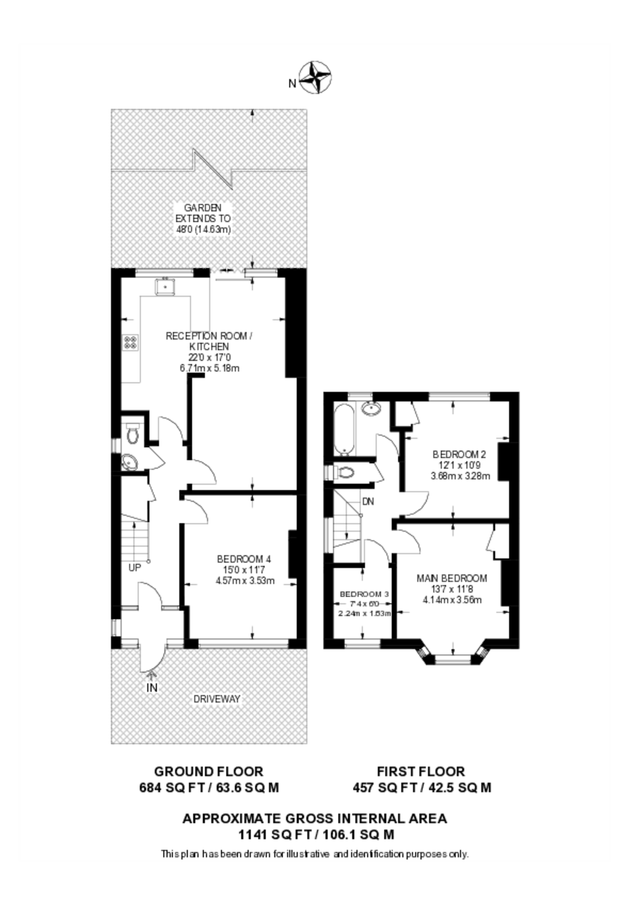 Martin Grove, Morden floorplan