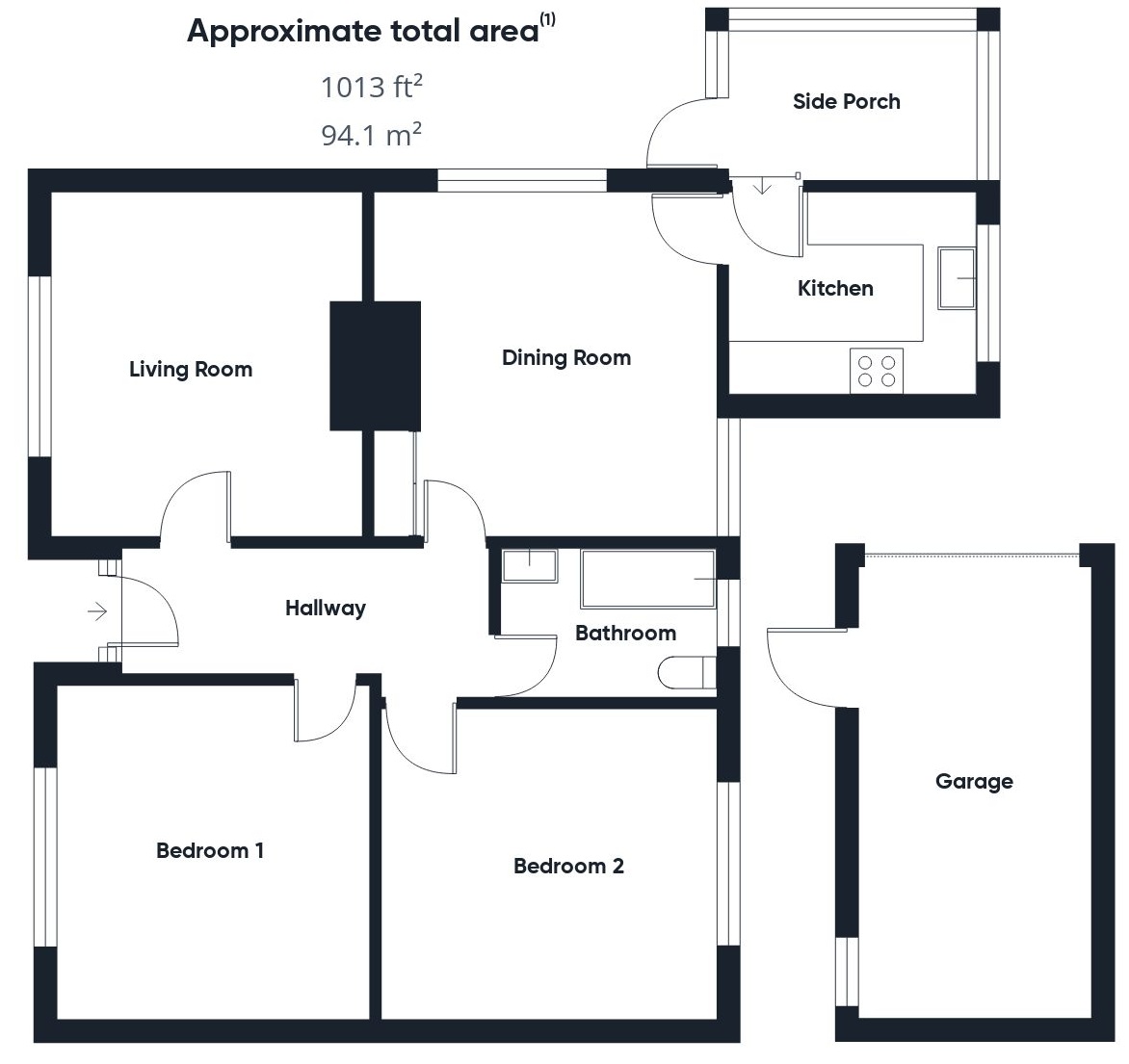7, Stratton Road, Bude floorplan