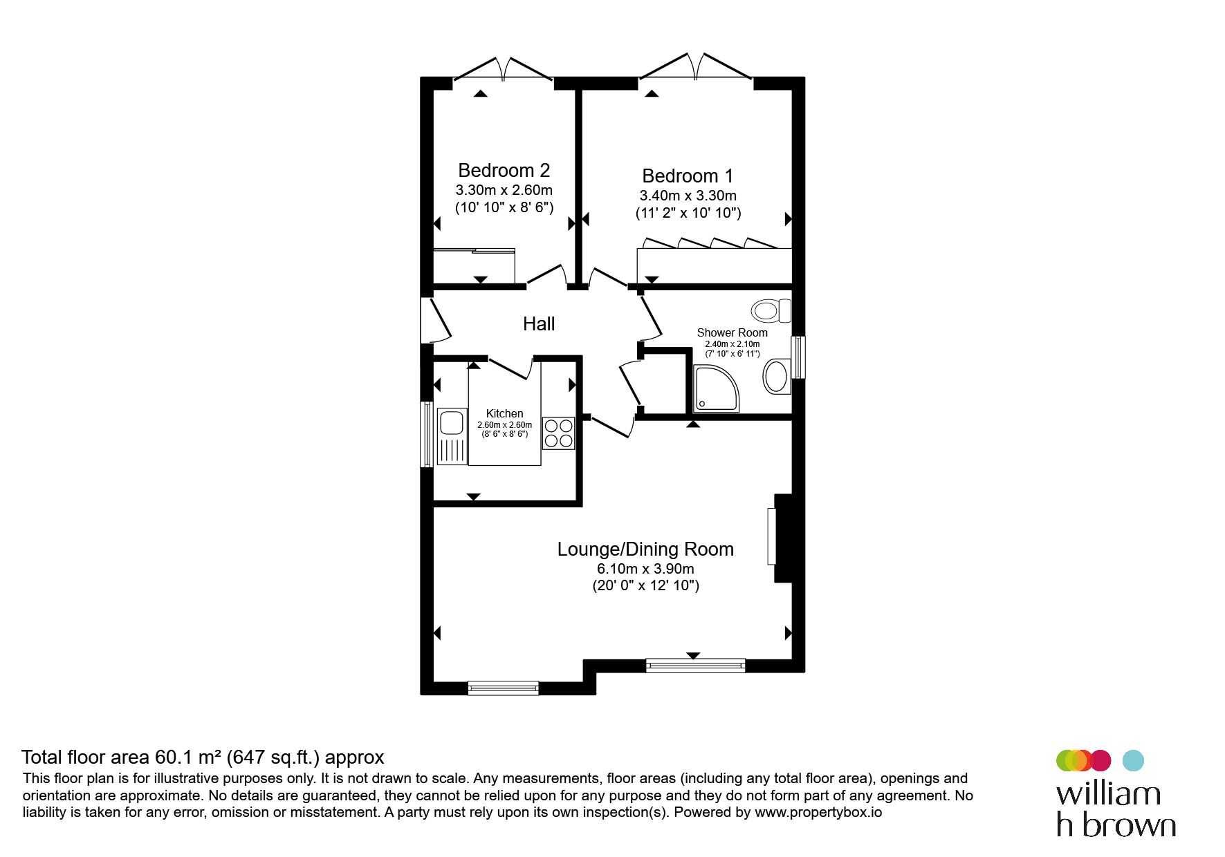 6, Hamilton Close, Mexborough floorplan