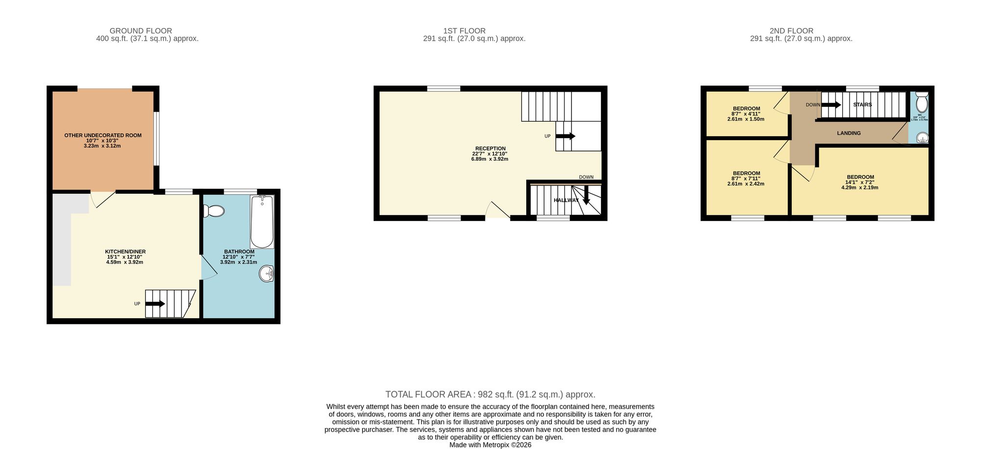 67 Alexandra Road, Abertillery floorplan