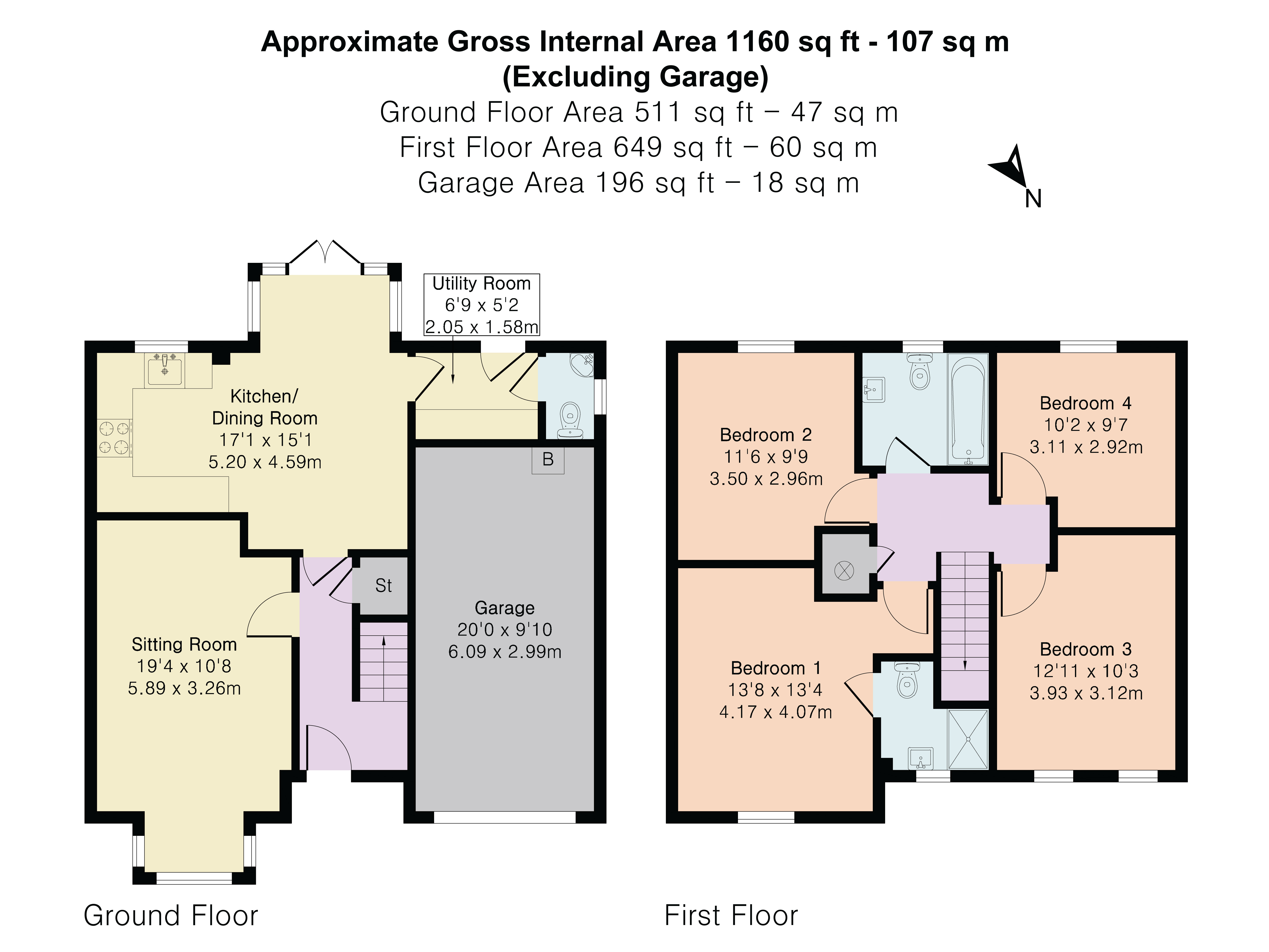 13, Hockmore Drive, Newton Abbot floorplan