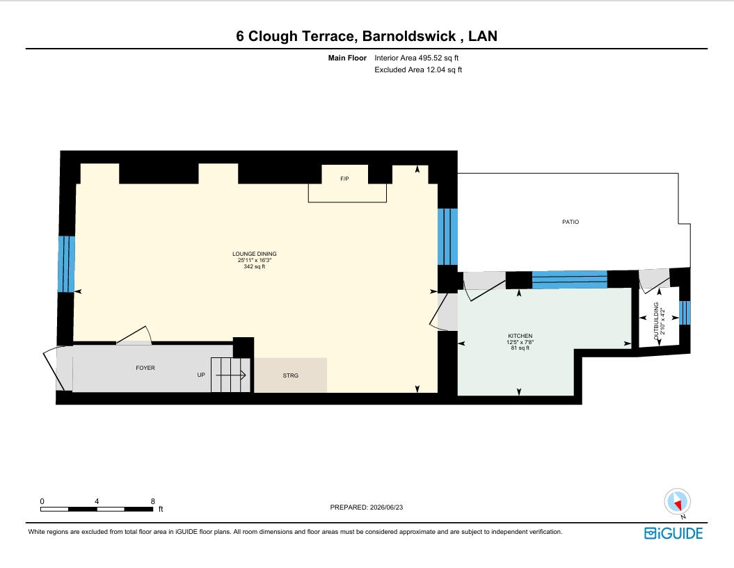 6, Clough Terrace, Lancashire floorplan