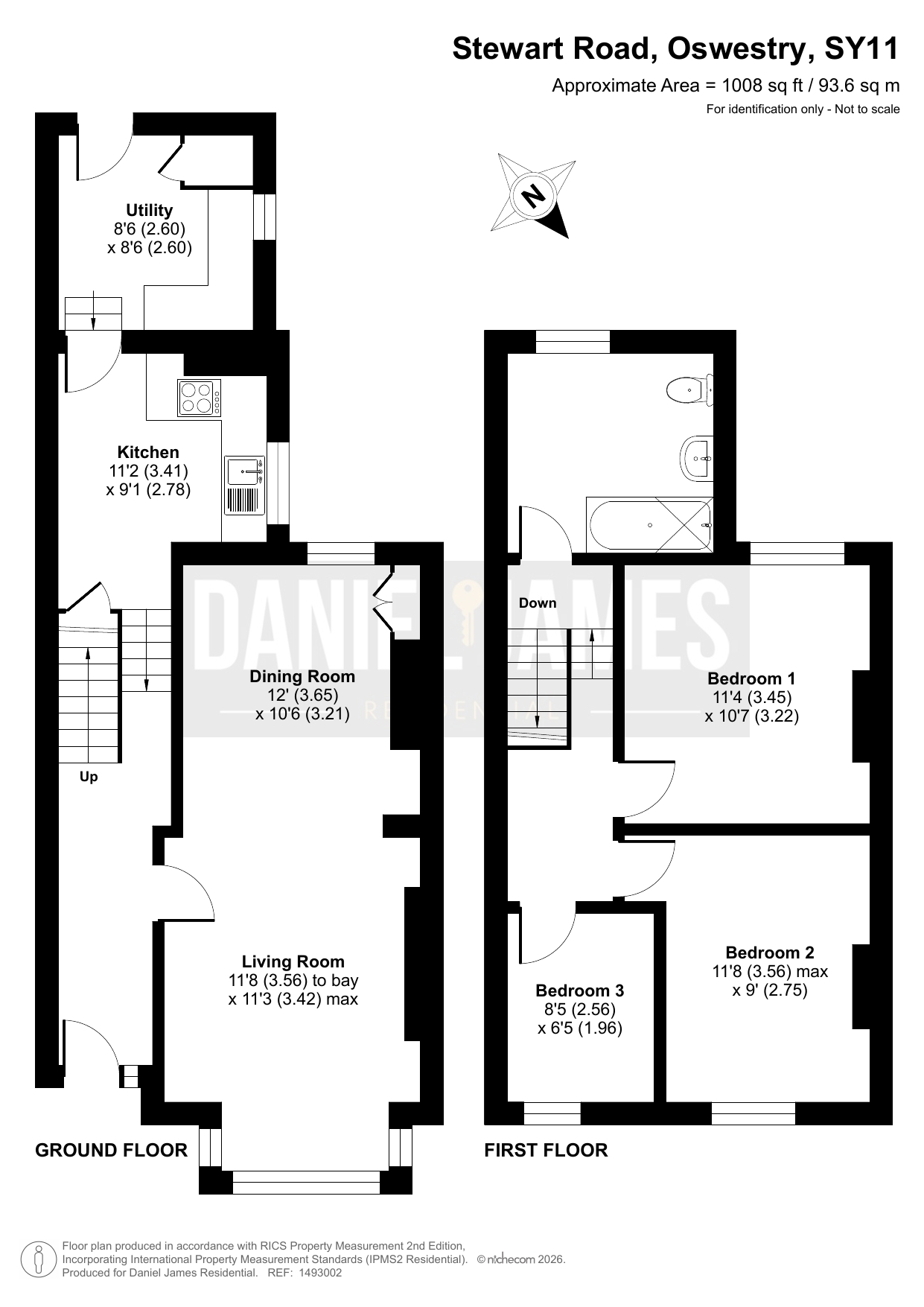 25 Stewart Road, Oswestry floorplan