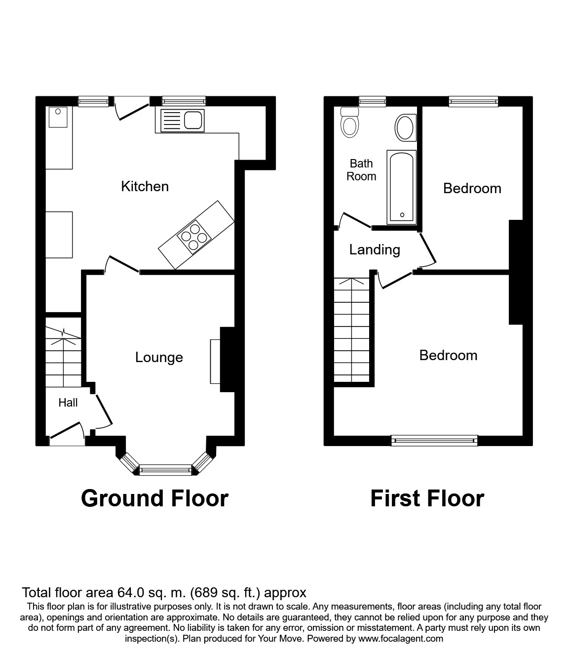78, Queen Street, Brierley Hill floorplan