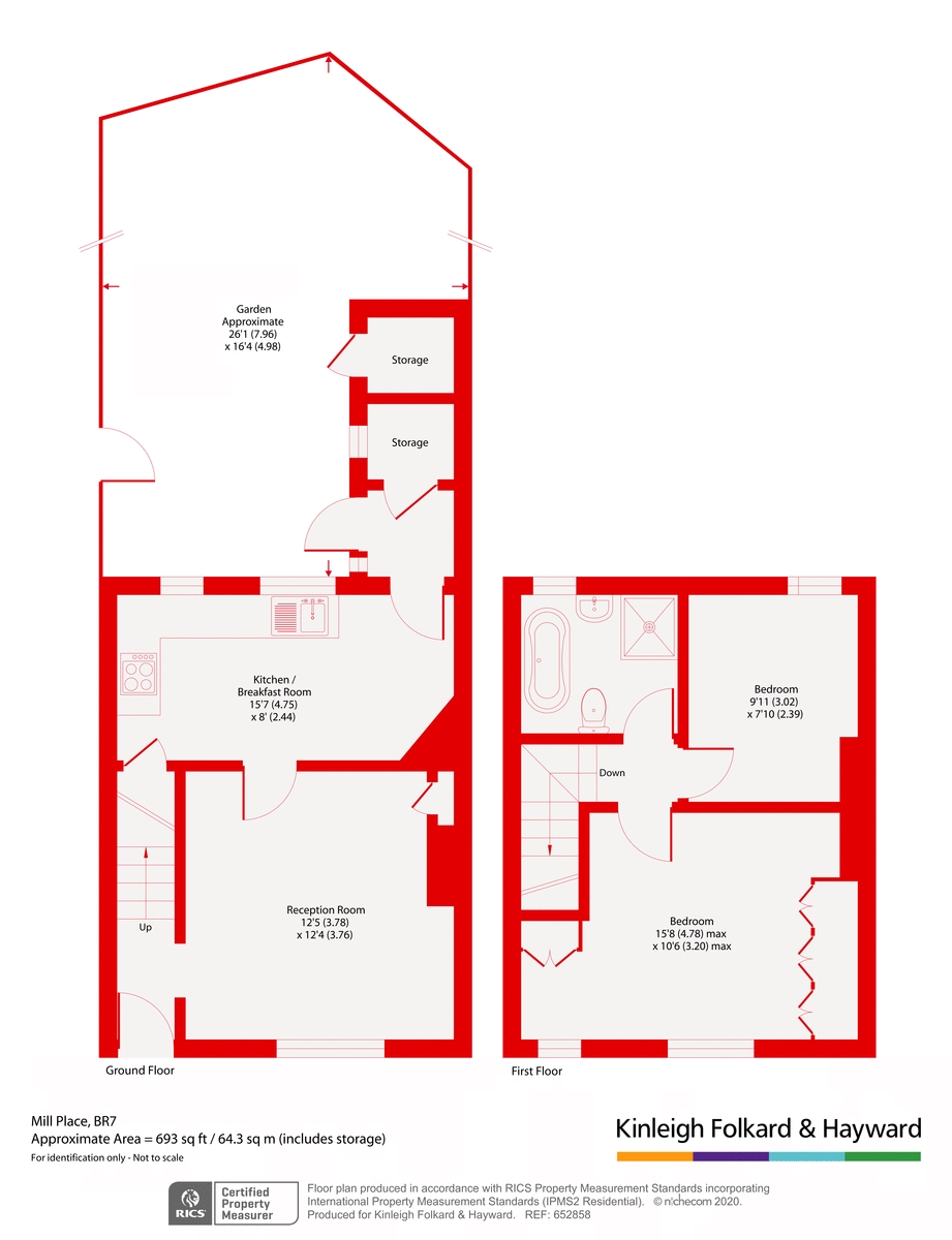 Heath Cottages, 58, Mill Place, Kent floorplan