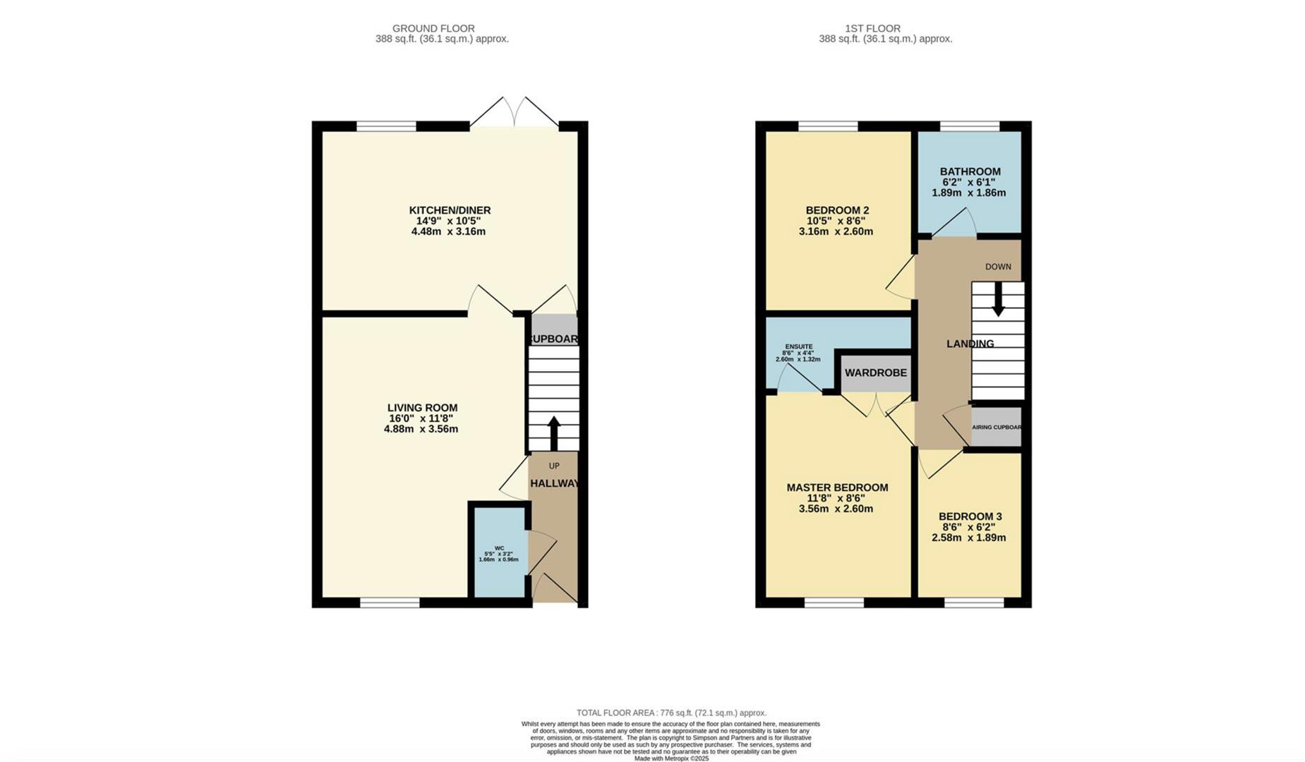 40, Wagtail Way, Thrapston floorplan