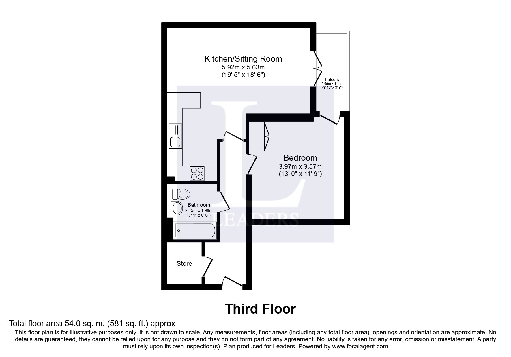 1 Bedrooms Flat for sale in Cardinal Place, Guildford Road, Woking GU22