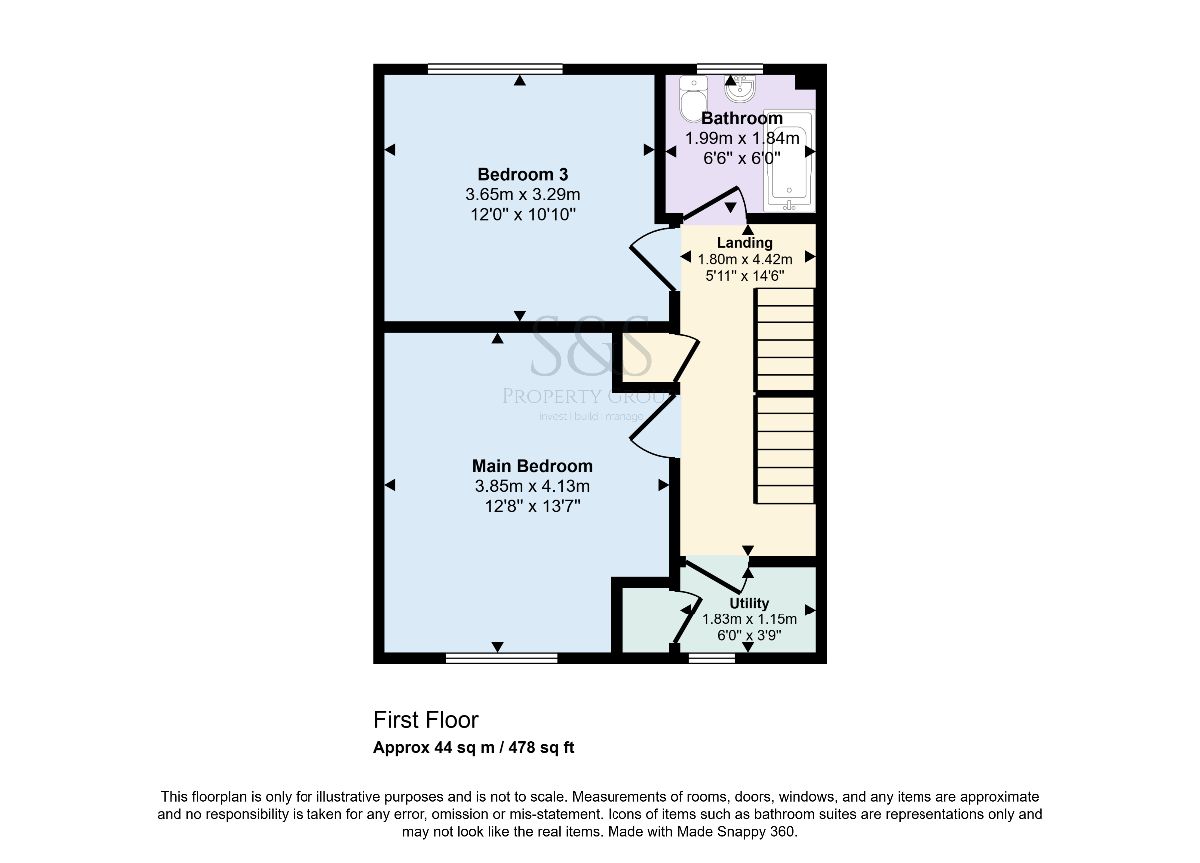 4b Legh Street, Salford floorplan