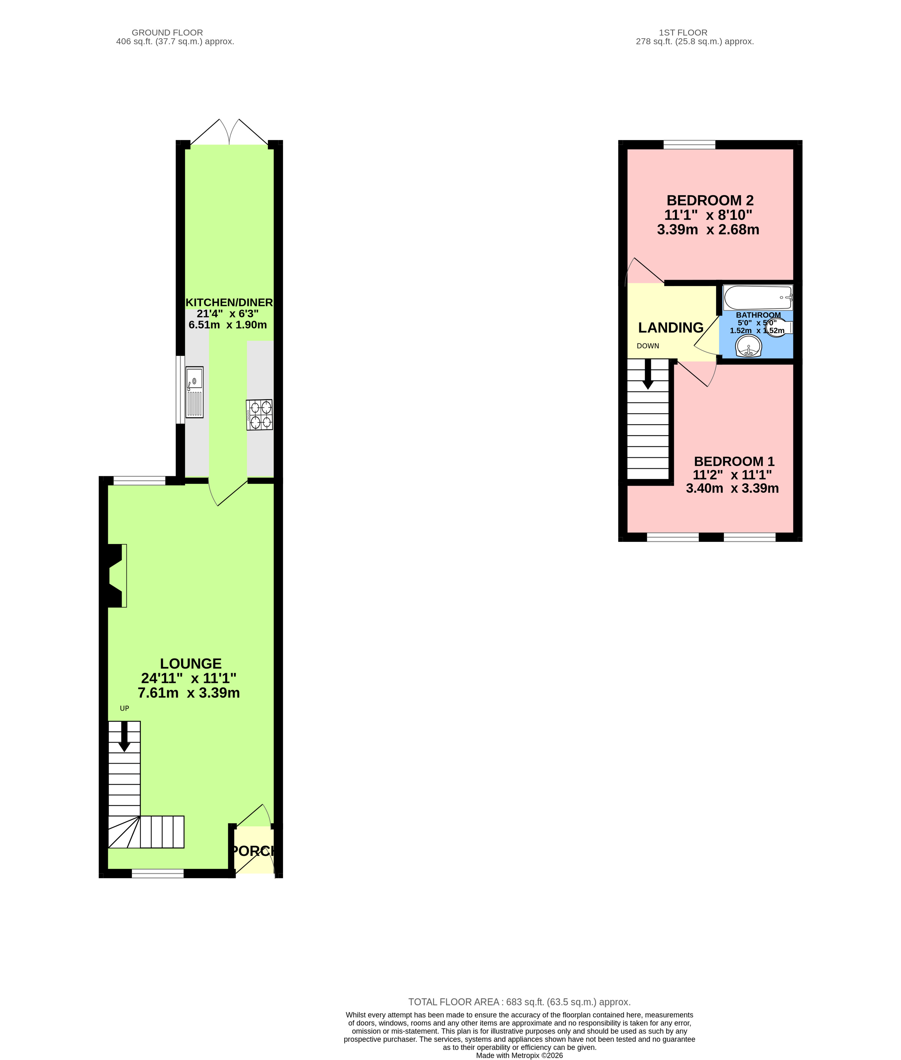 85, Goat Lane, Middlesex floorplan