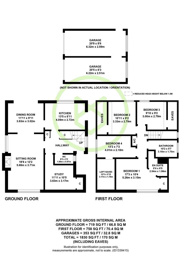 10, Forest Close, North Baddesley floorplan