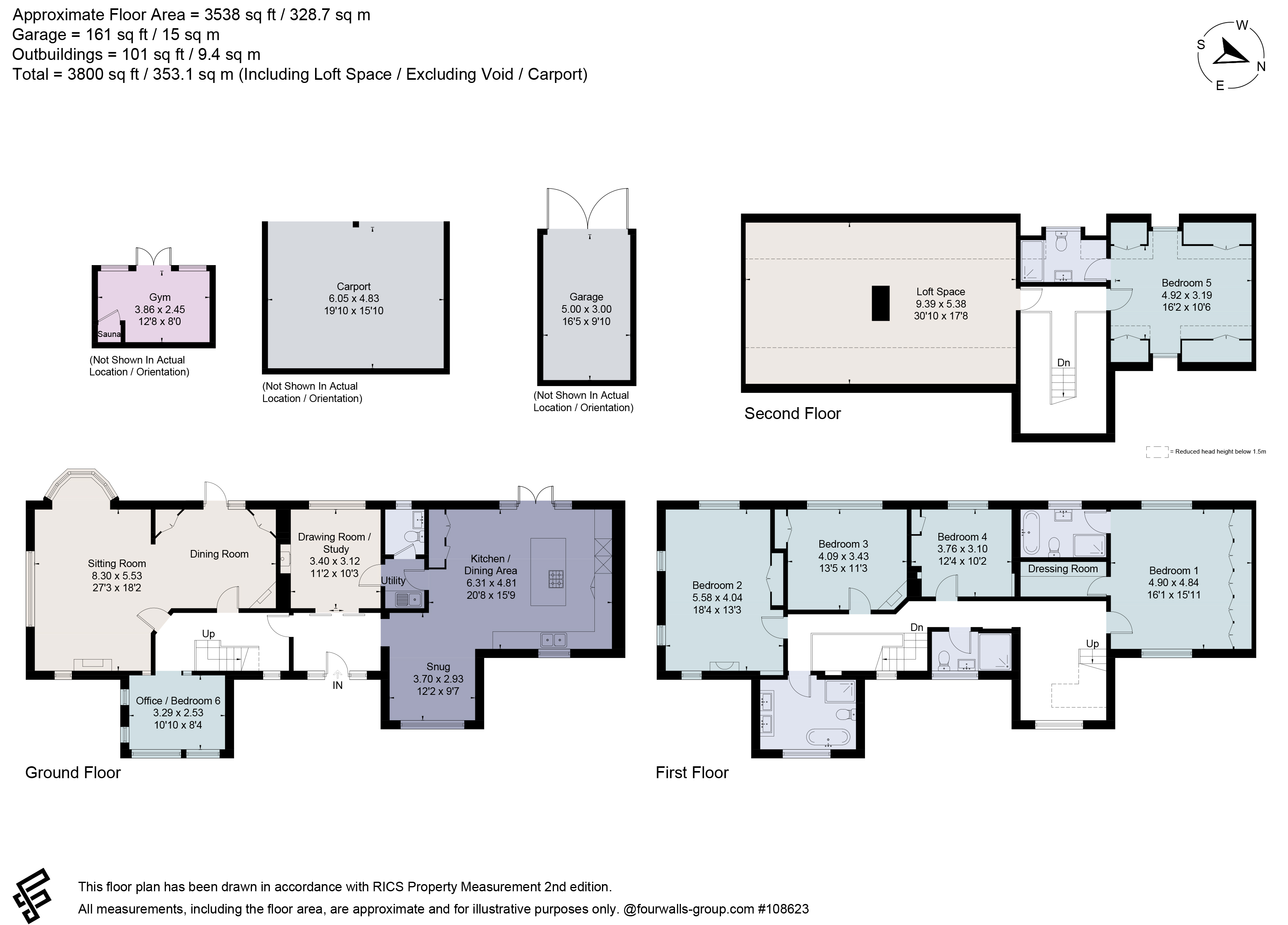 The Hambledon,, Square Drive, West Sussex floorplan