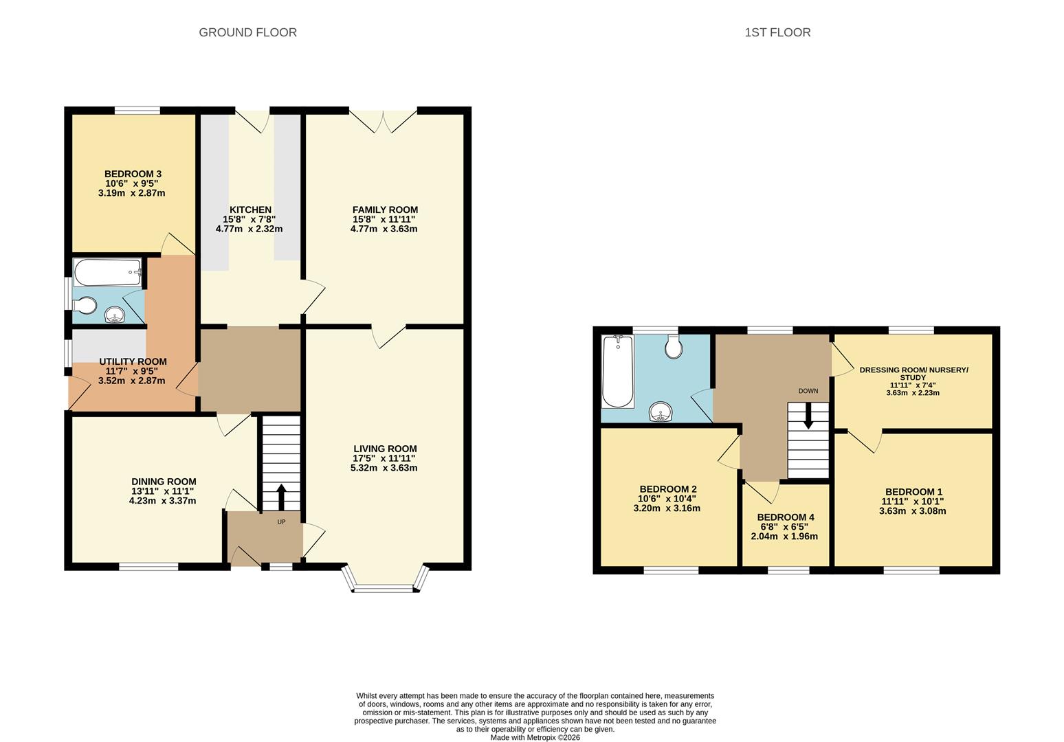 85, Poolbrook Road, Malvern floorplan