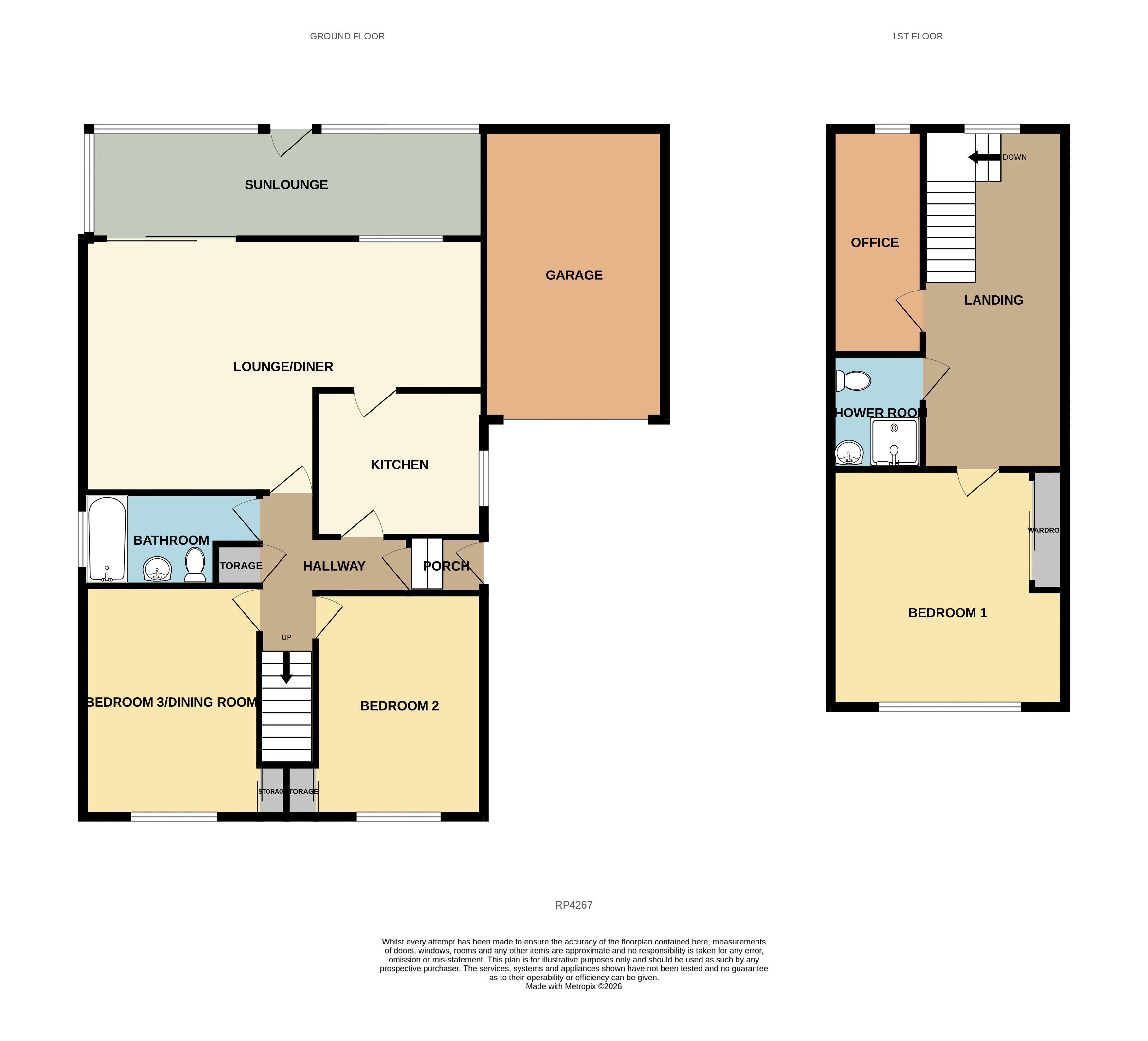 8, Dinerth Crescent, Colwyn Bay floorplan