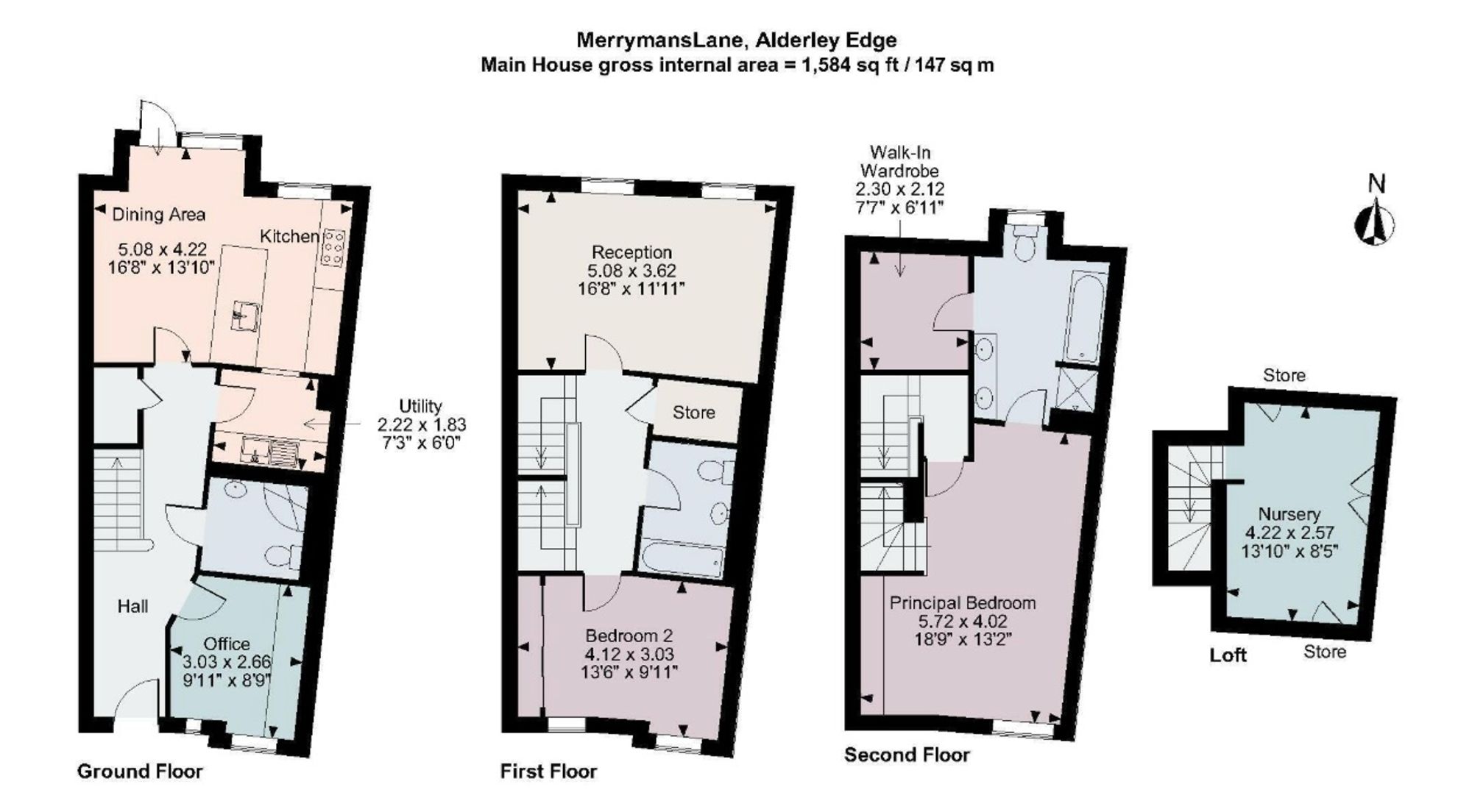 12 Edge View Crescent Merrymans Lane, Alderley Edge floorplan