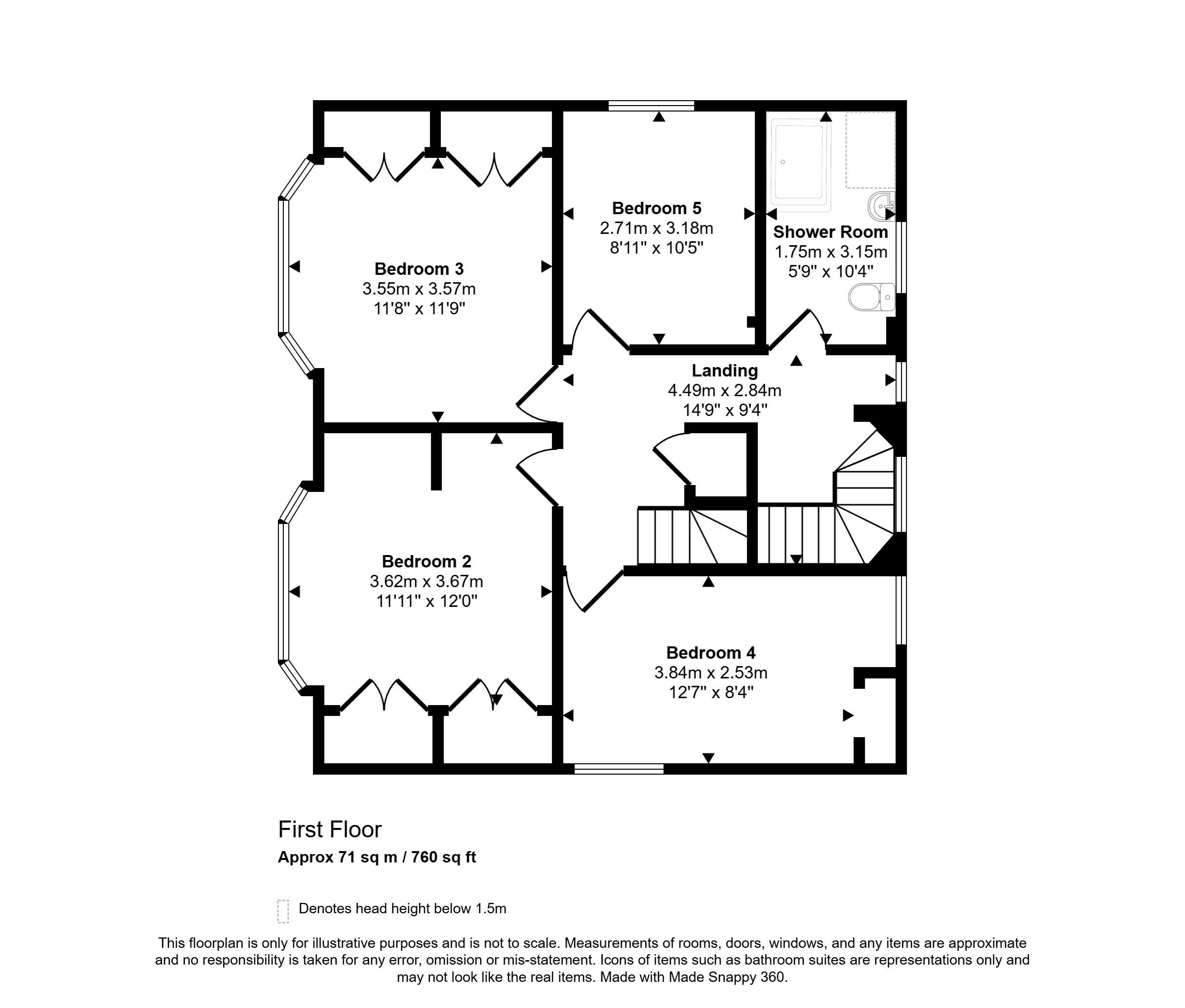 45 Old Church Road, Weston-super-Mare floorplan