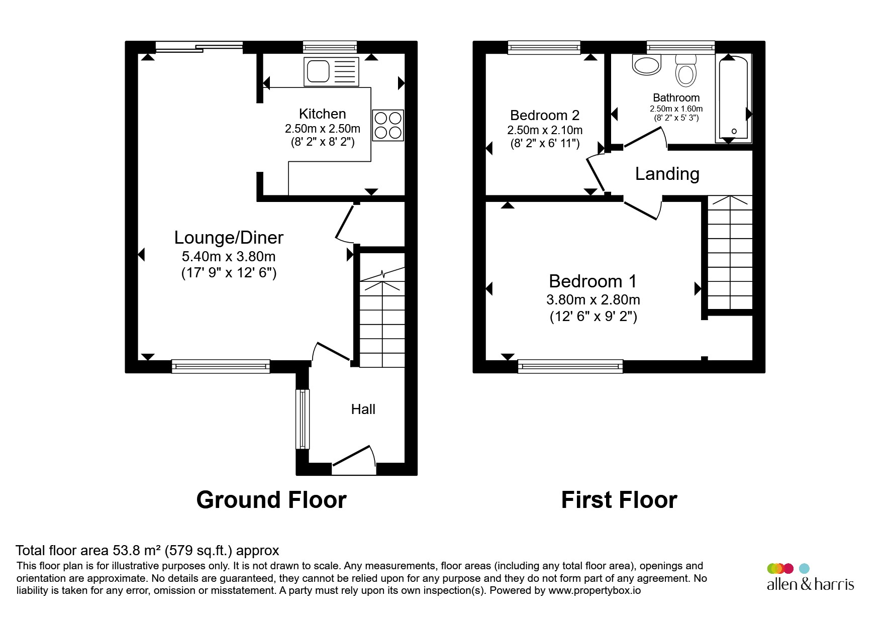 9, Ludlow Close, Westbury floorplan