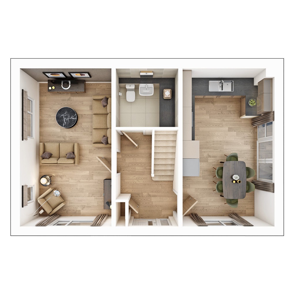 The Aynesdale - Plot 55, The Vale At Edenfield, Market Street, Edenfield, Rossendale floorplan