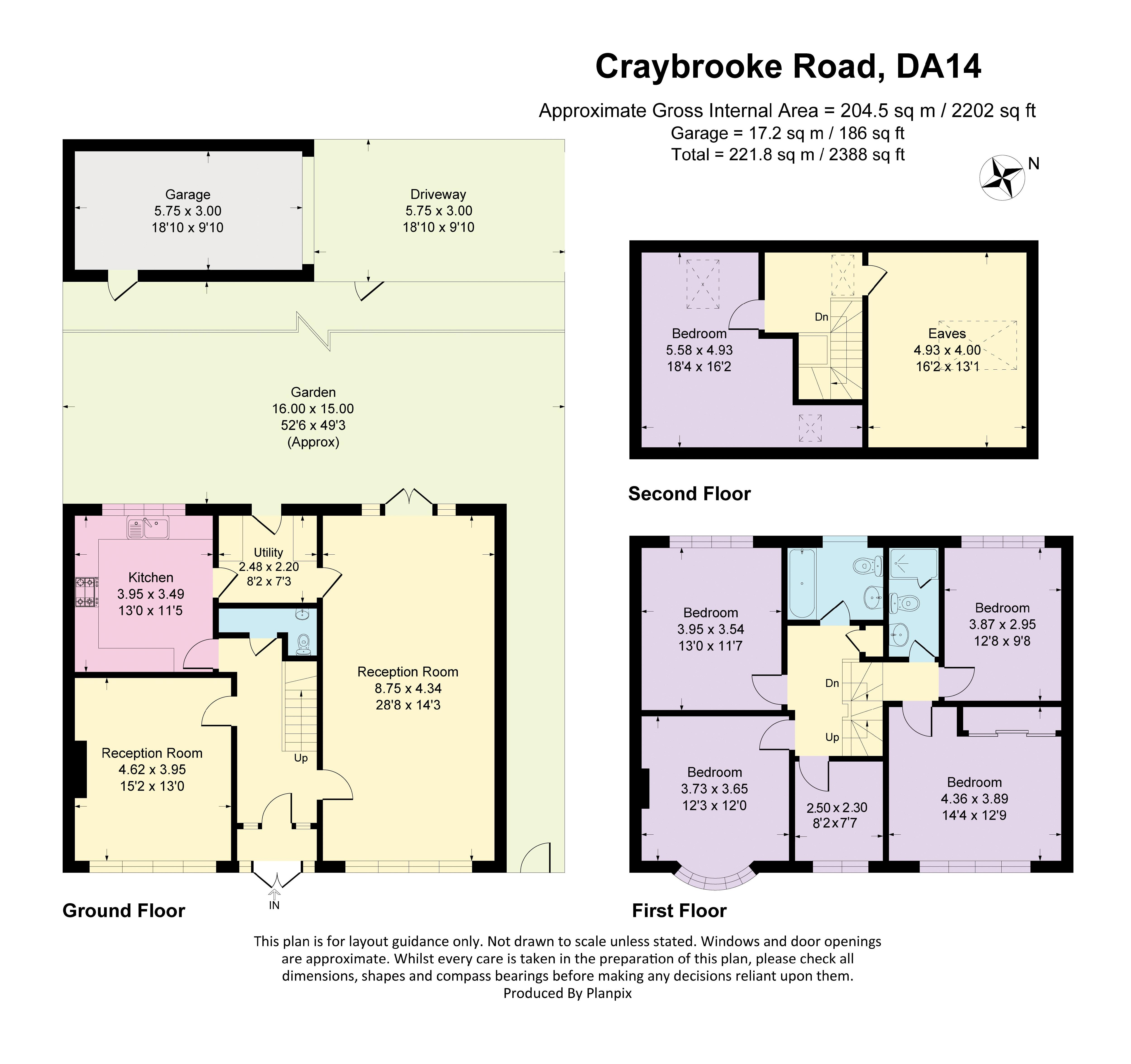 39, Craybrooke Road, Sidcup floorplan