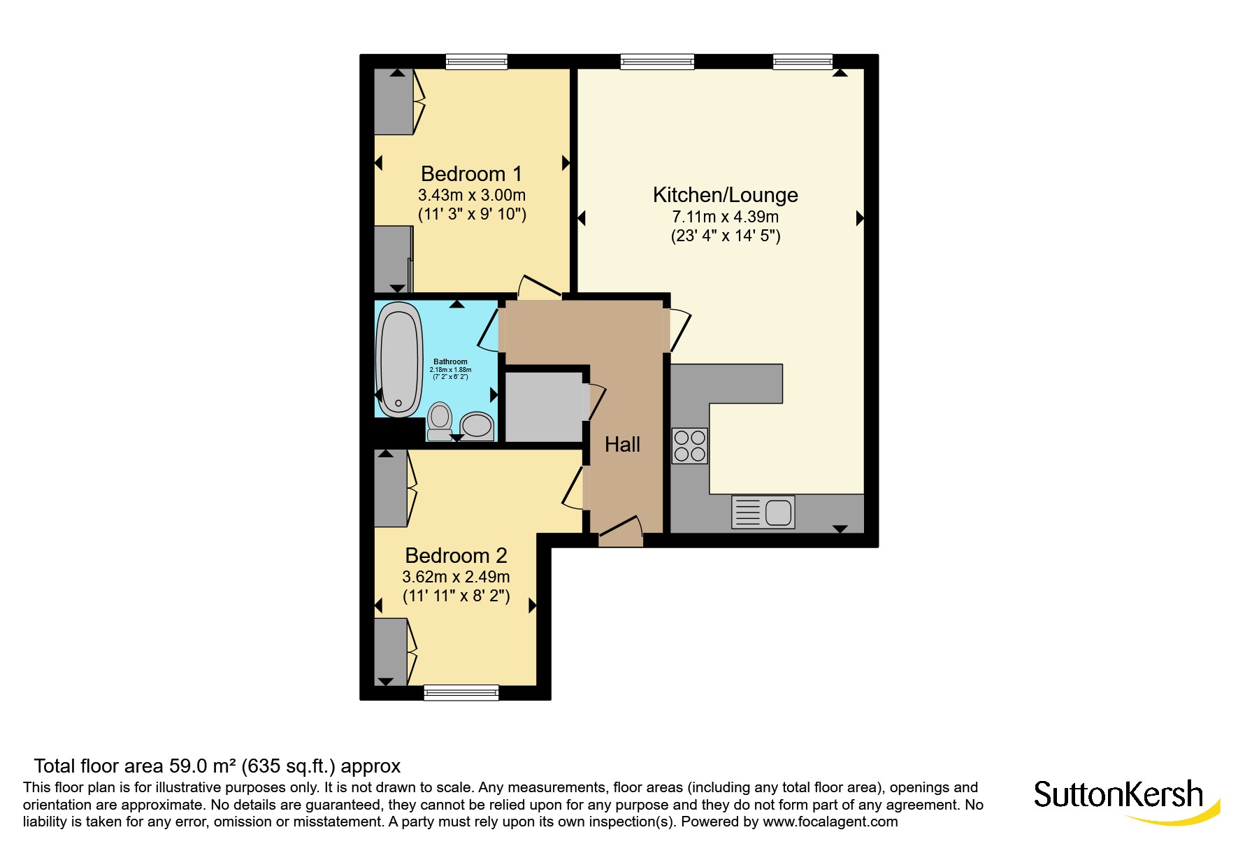 Chapel Gardens, Merseyside floorplan