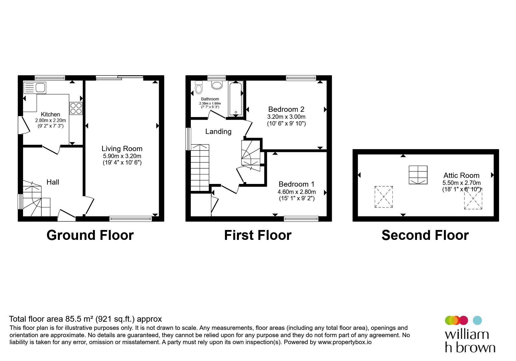 5, Swarcliffe Green, LEEDS floorplan
