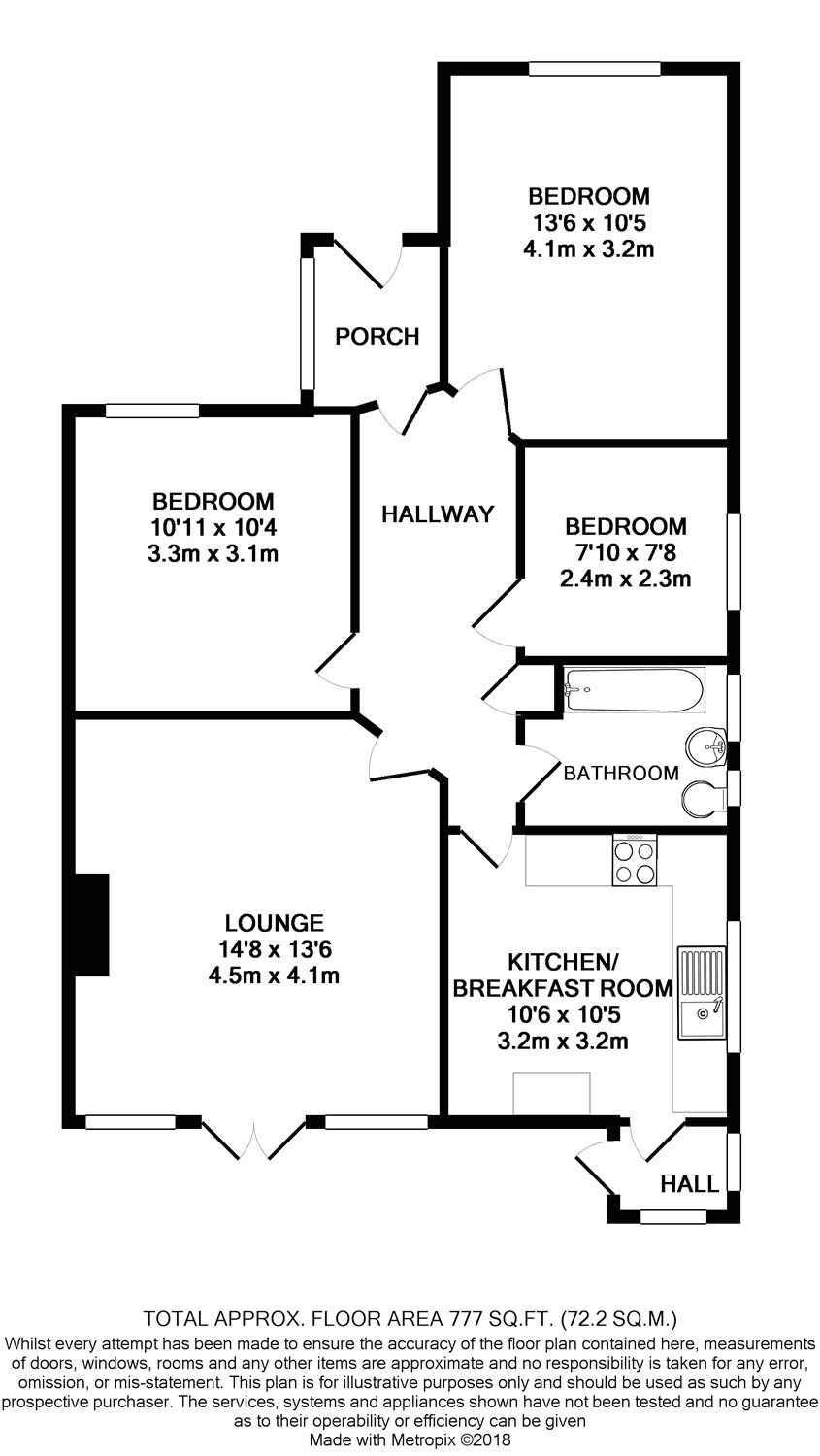 3 Bedrooms Semi-detached bungalow for sale in Chertsey, Surrey KT16