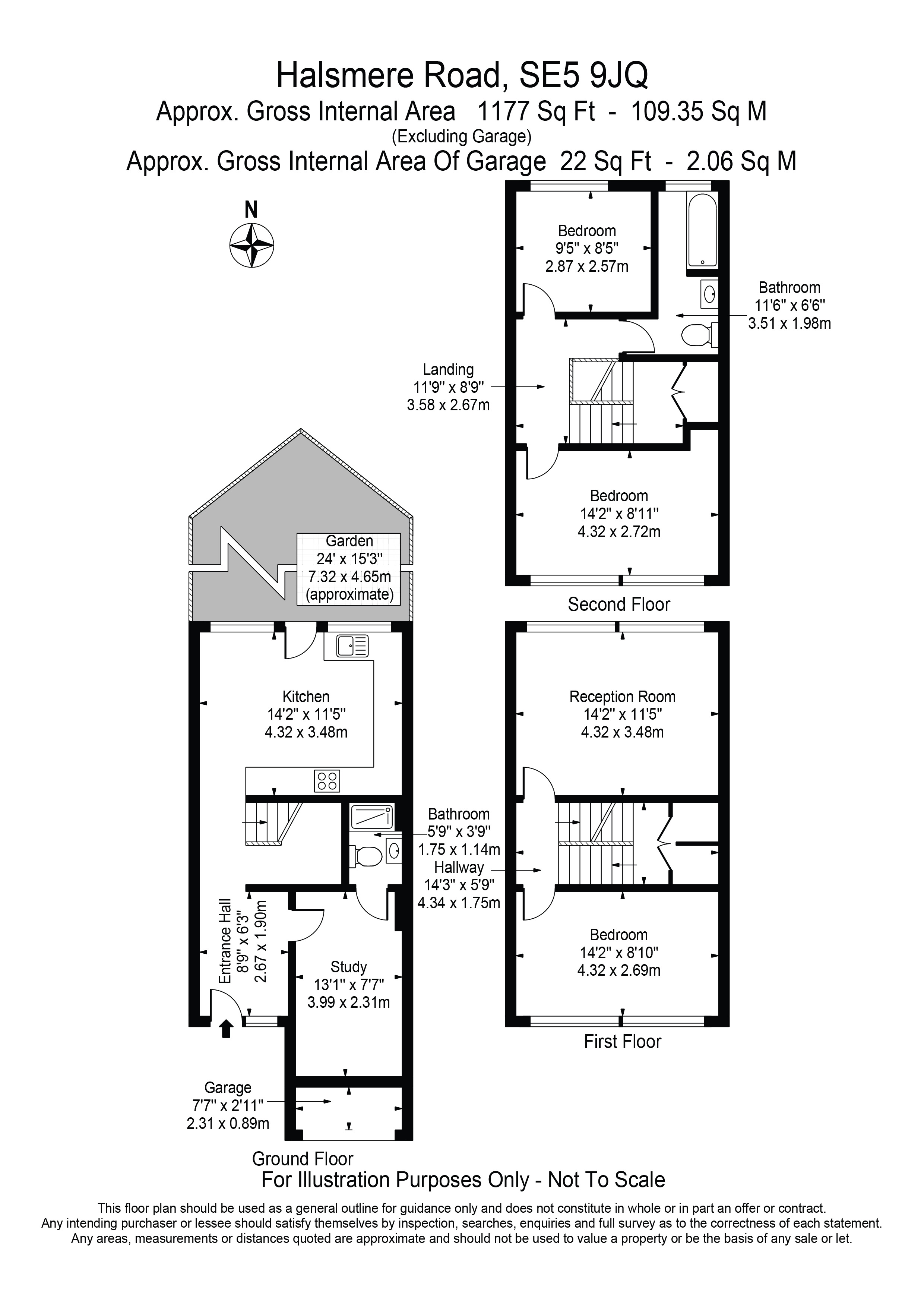 51, Halsmere Road, London floorplan