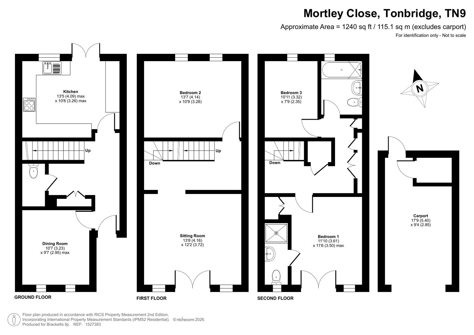 32 Mortley Close, Tonbridge floorplan