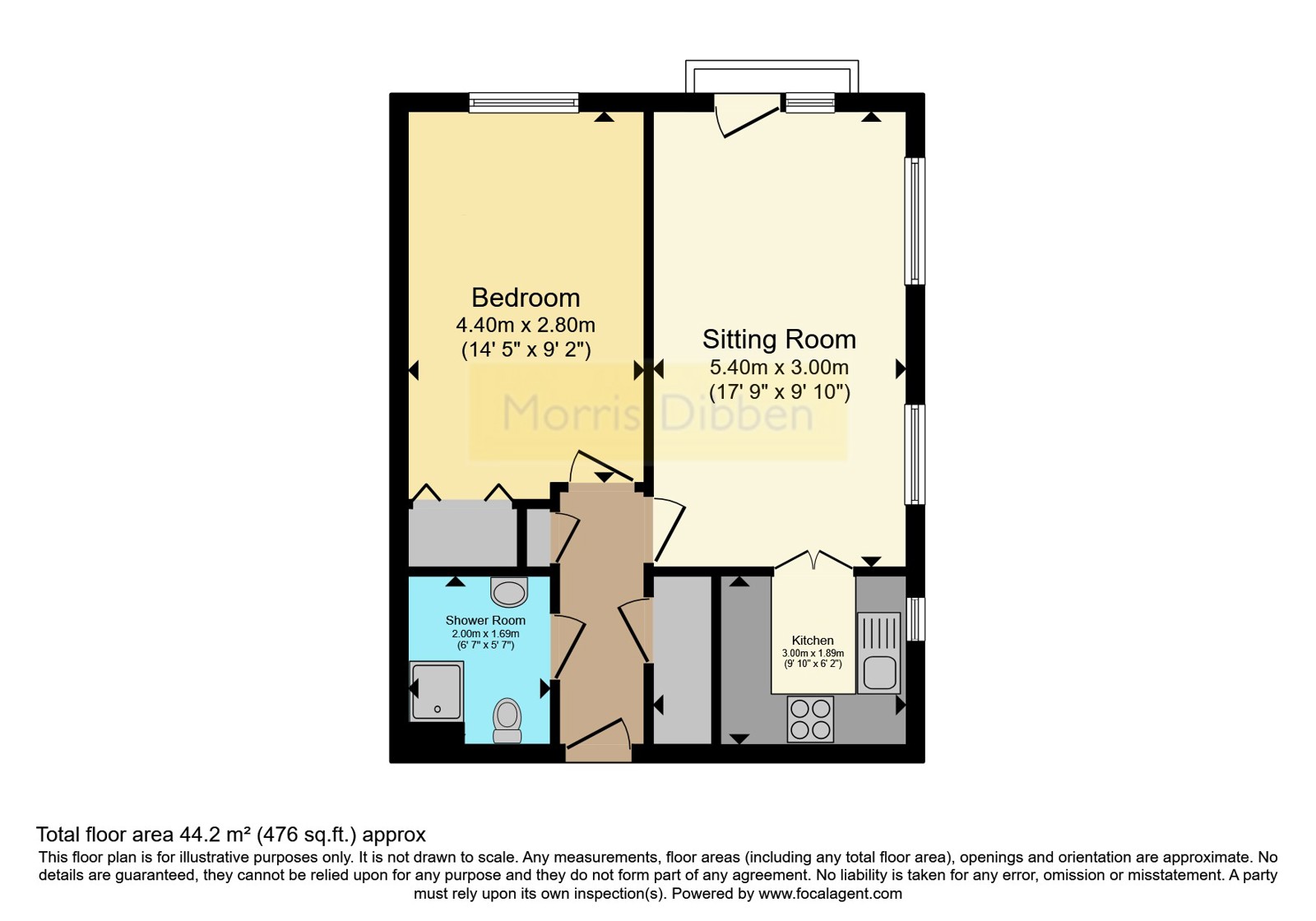 15 Dilkusha Court, 124, Sea Front, Hampshire floorplan
