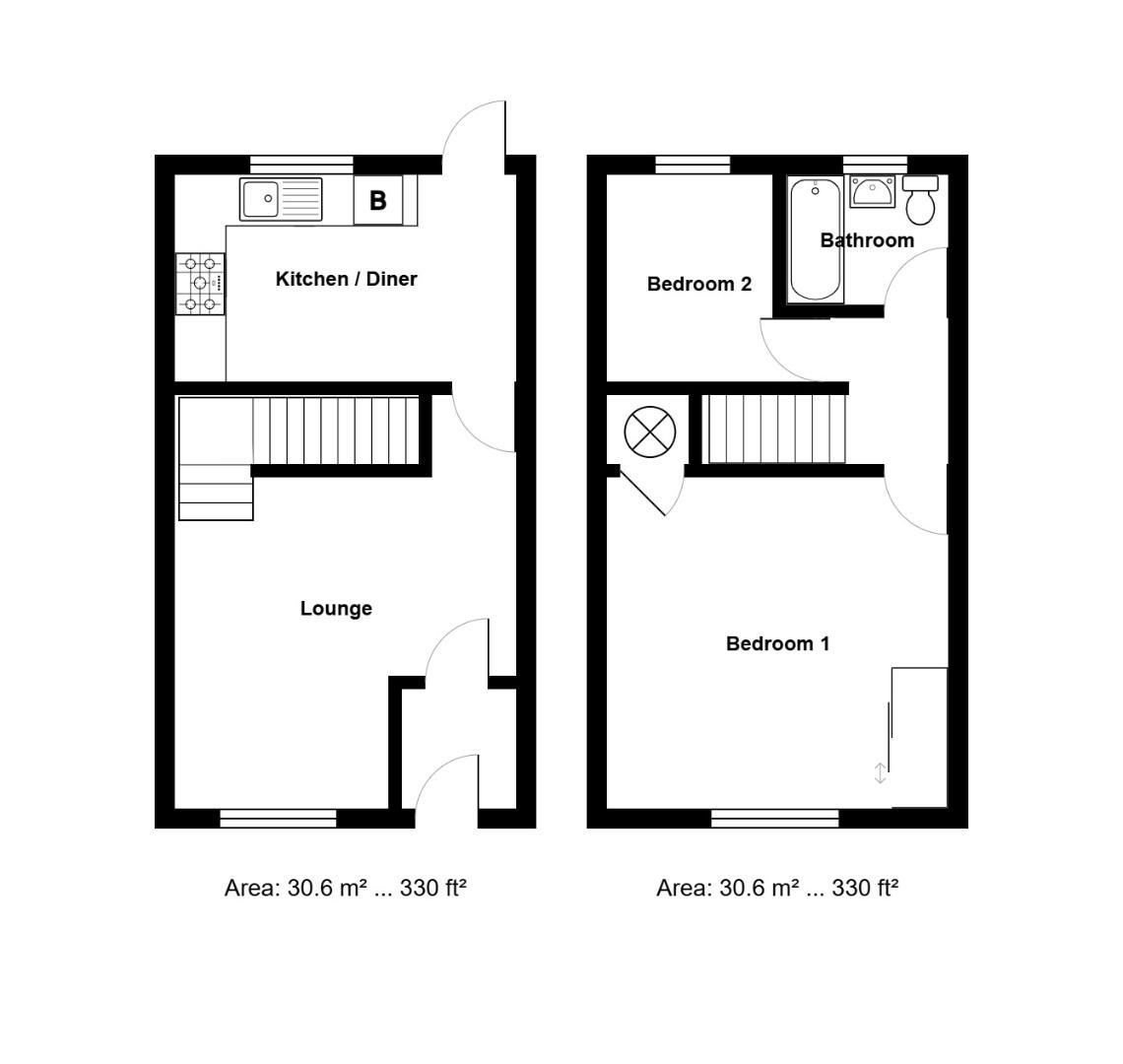 104, Couzens Close, Bristol floorplan
