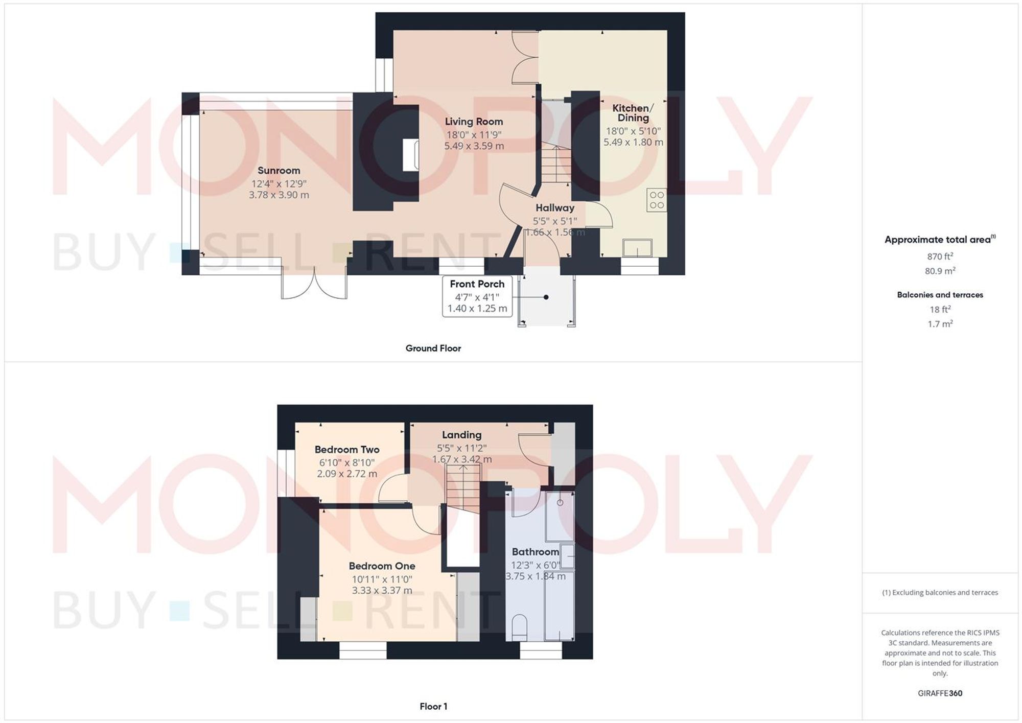 3 Forest Hills Black Park, Wrexham floorplan