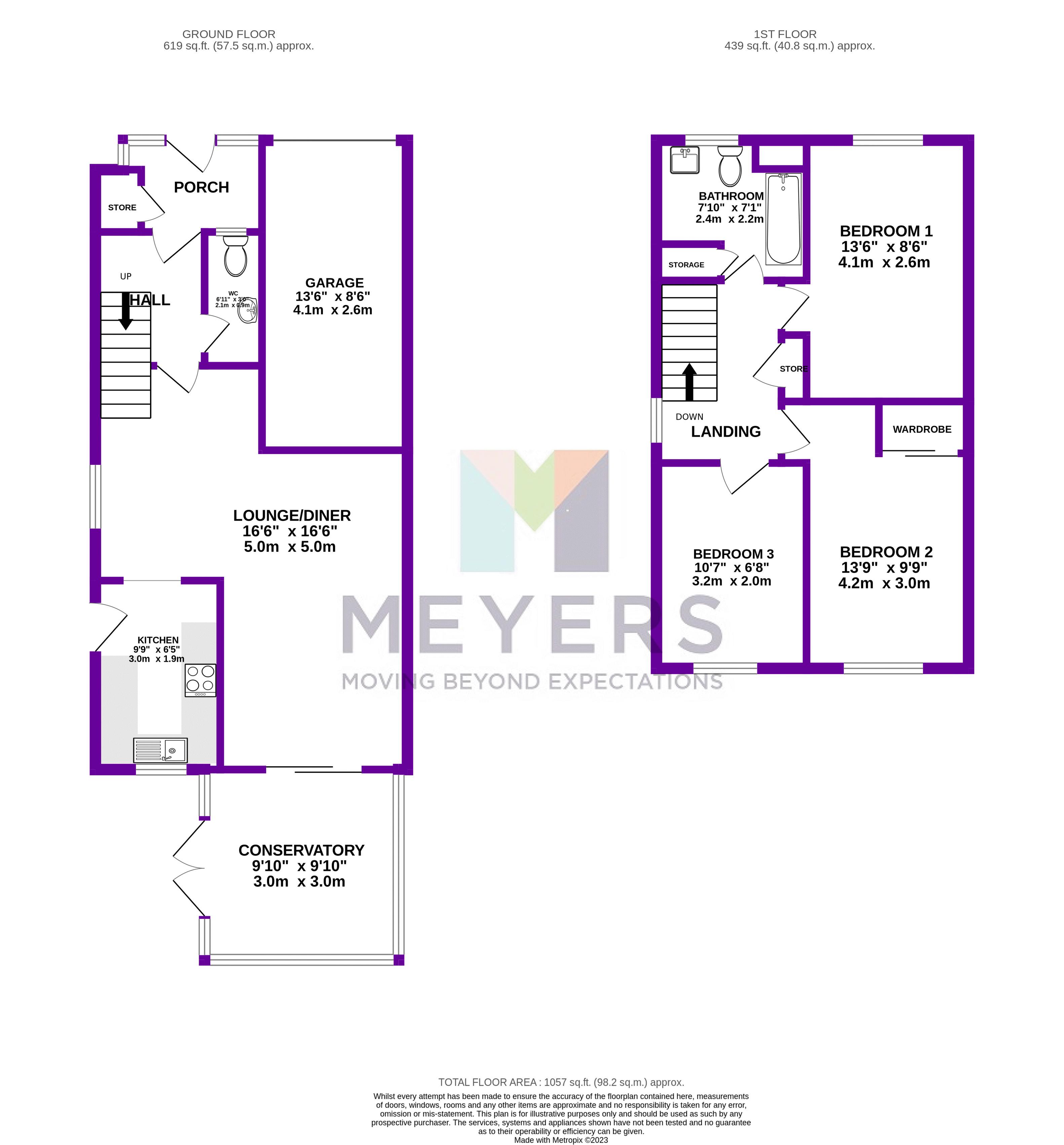 Moorcroft Avenue, Christchurch BH23, 3 bedroom semidetached house for