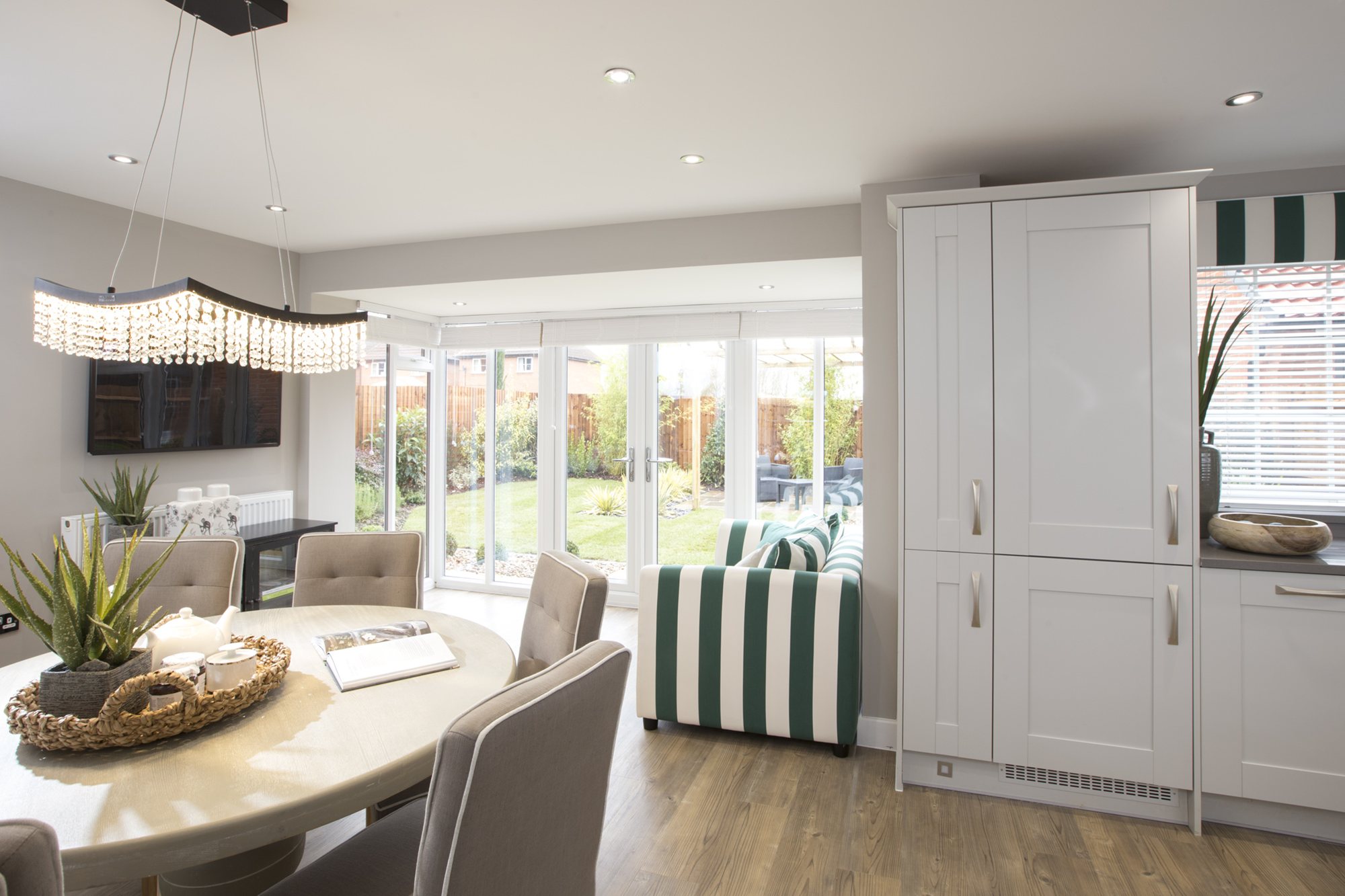 Property 2 of 10. Open-Plan Kitchen`S Glazed Bay With French Doors