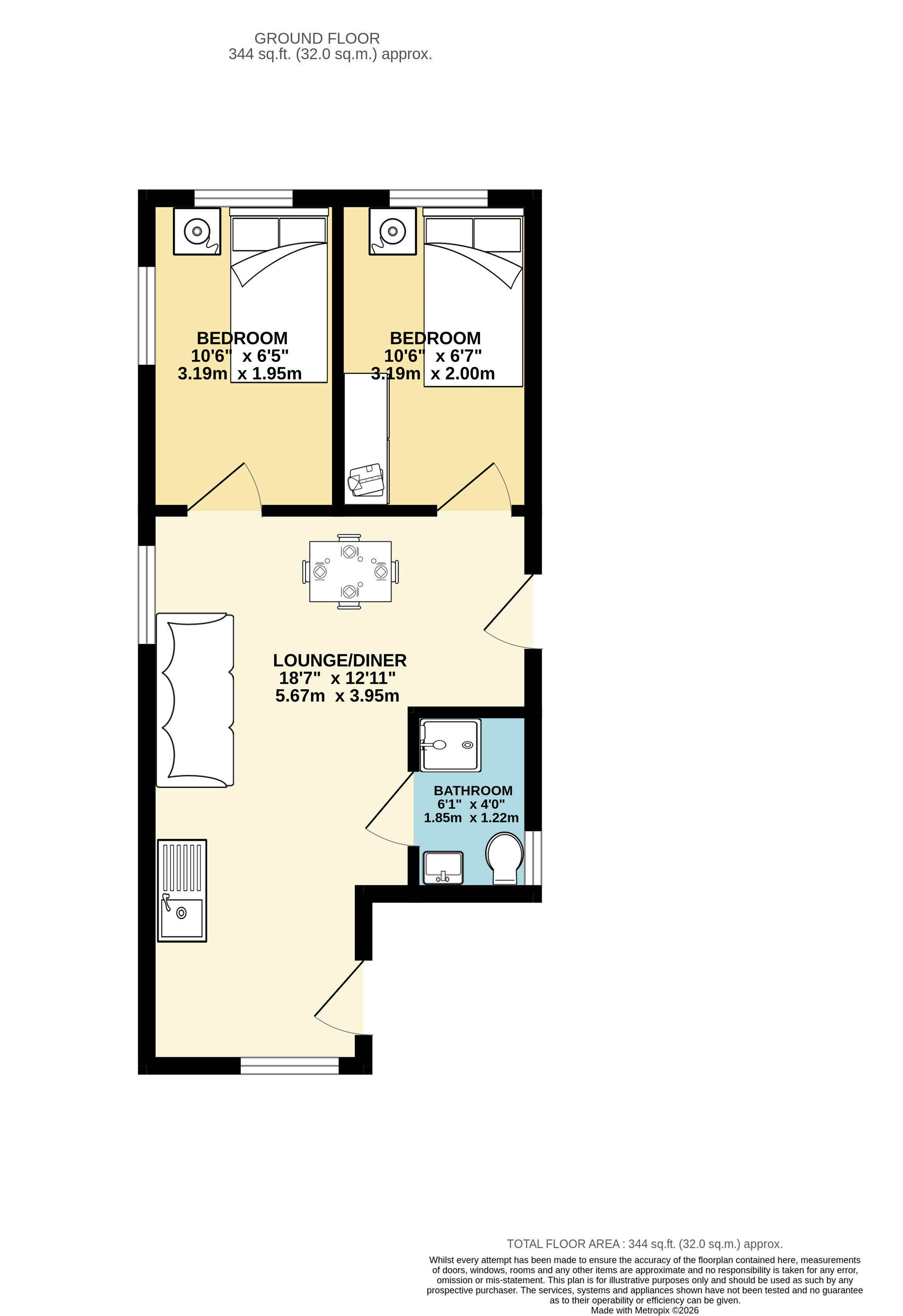 150, First Avenue, East Yorkshire floorplan