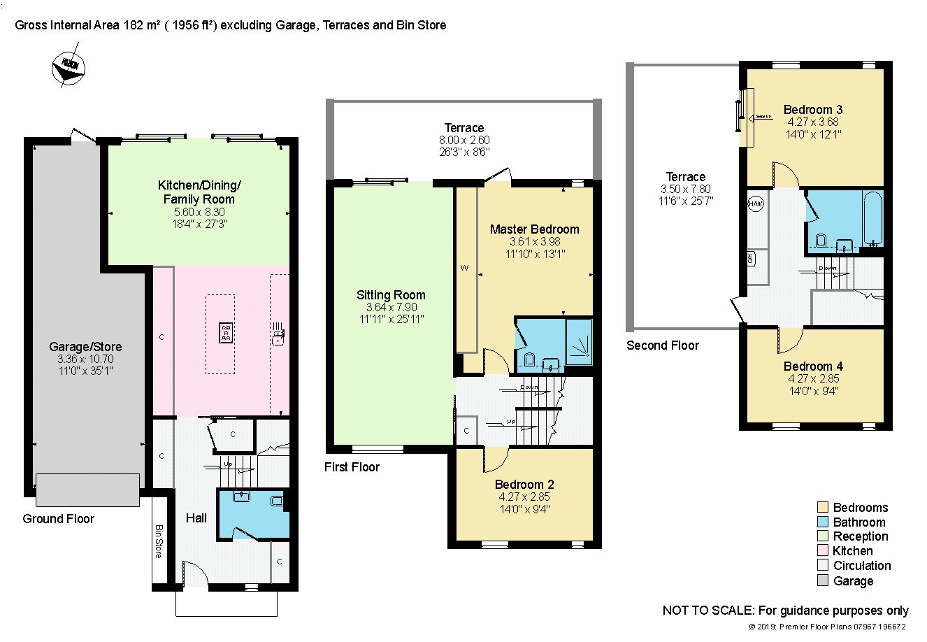 4 Bedrooms Town house for sale in Kingfisher Gardens, Trumpington, Cambridge CB2