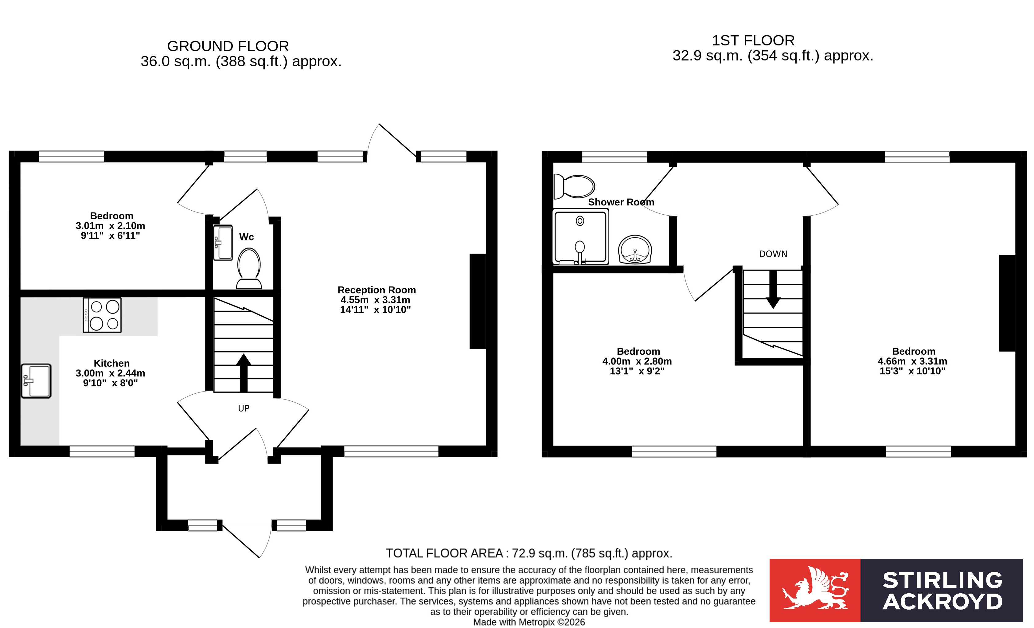 535, Purley Way, Croydon floorplan