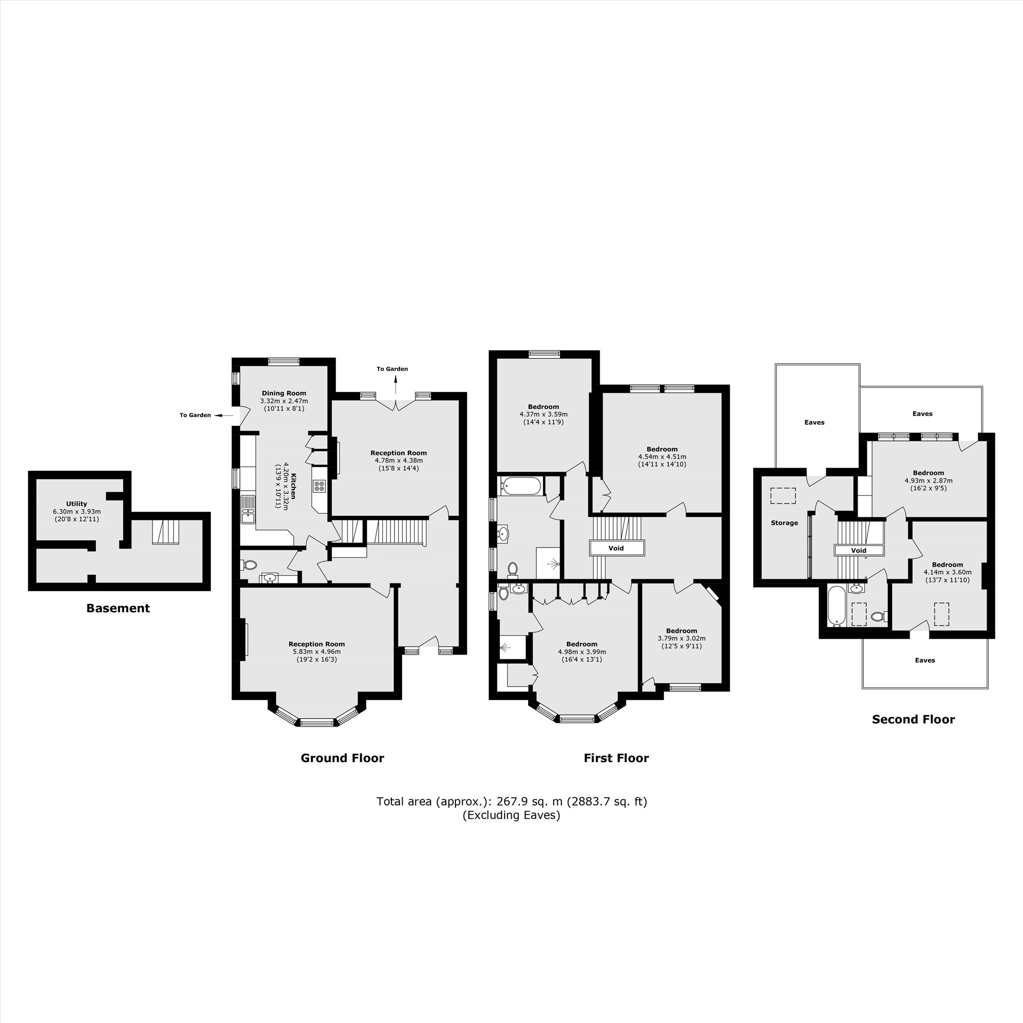 13, Mount Park Road, London floorplan