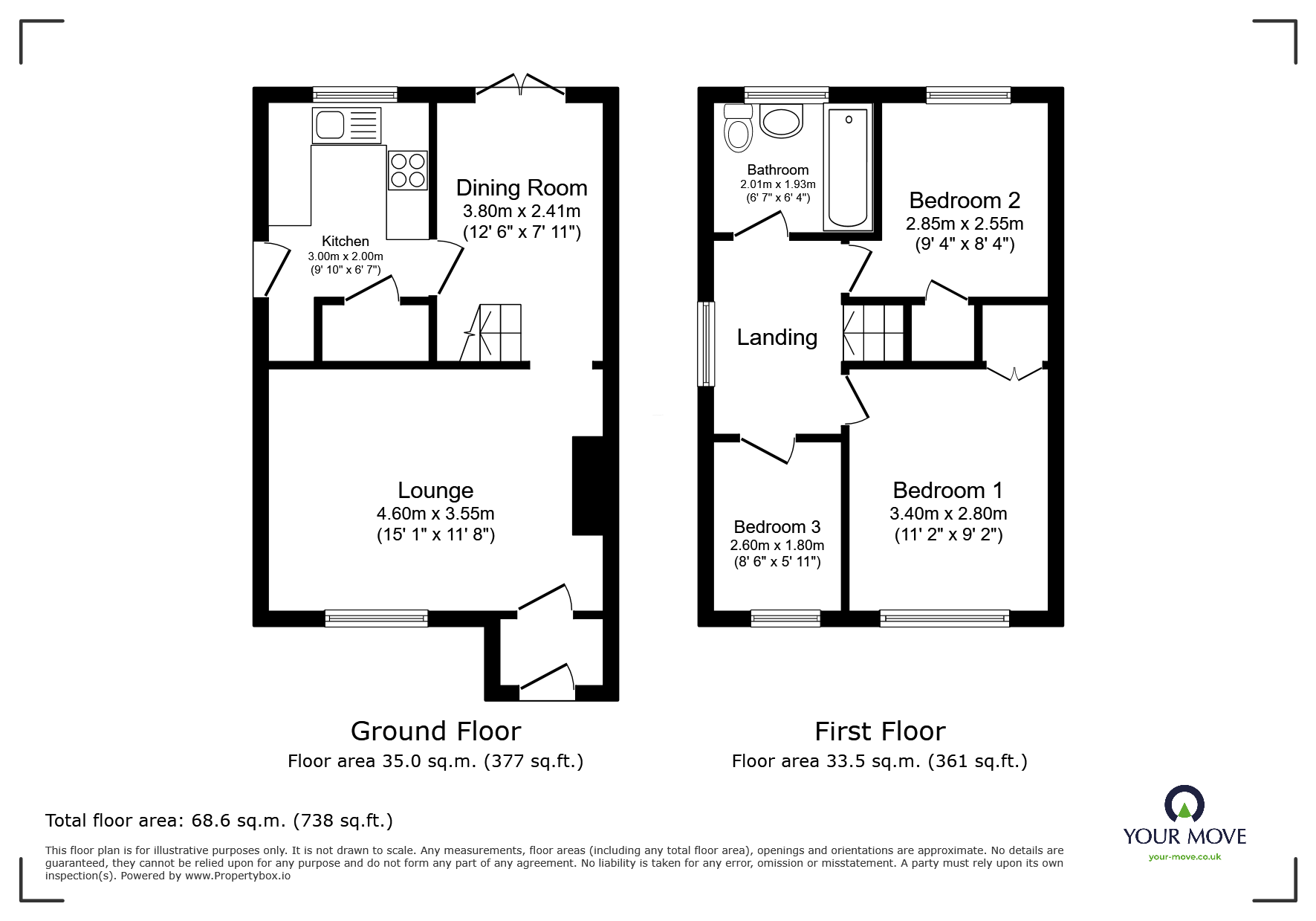 8, Spruce Drive, Telford floorplan