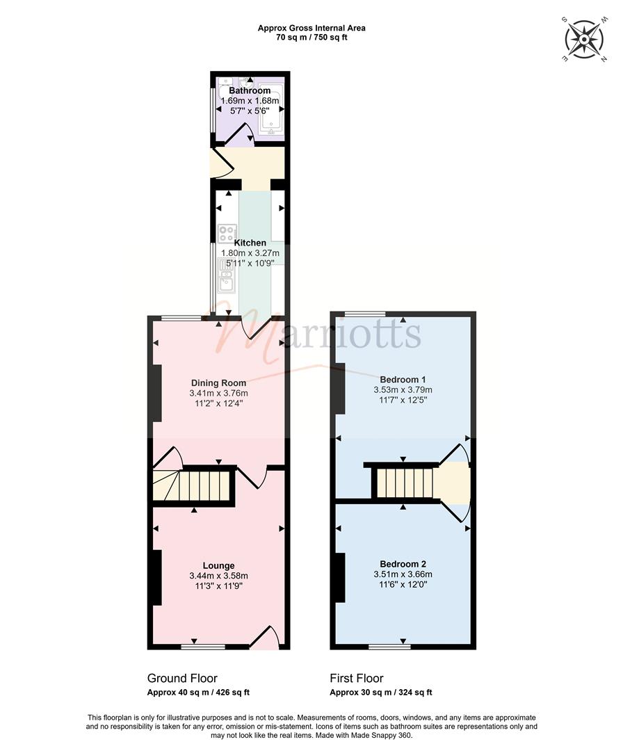 239, Vernon Road, Nottingham floorplan