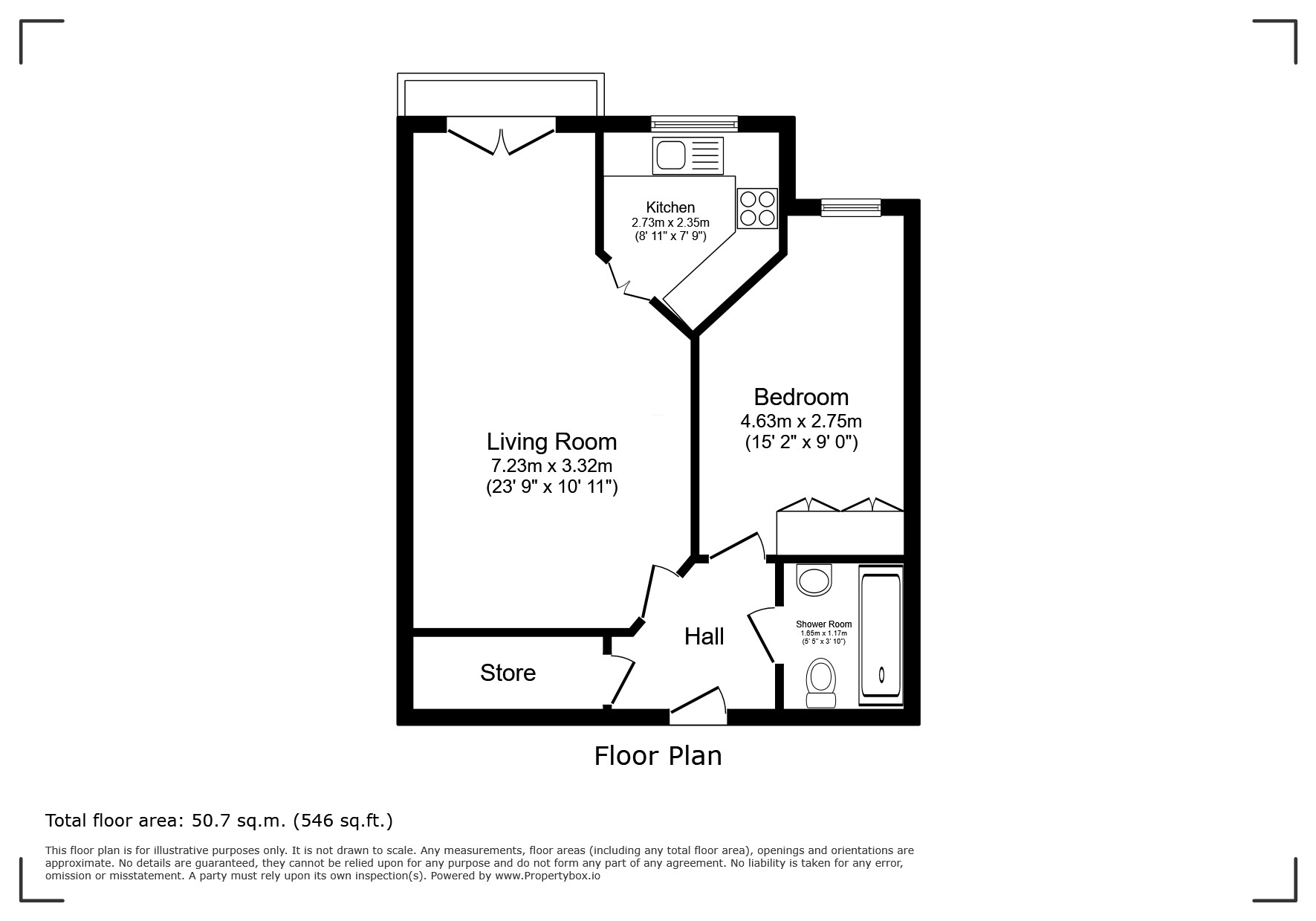 22 ERICHT COURT, Upper Mill Street, Blairgowrie floorplan