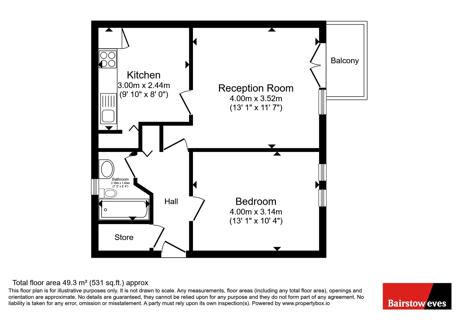 34, Parr Road, London floorplan