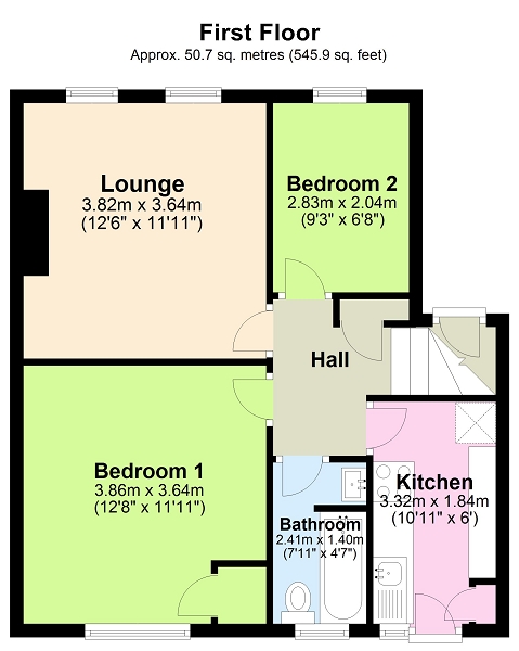 2 Bedrooms Flat for sale in Hook Road, Chessington, Surrey. KT9