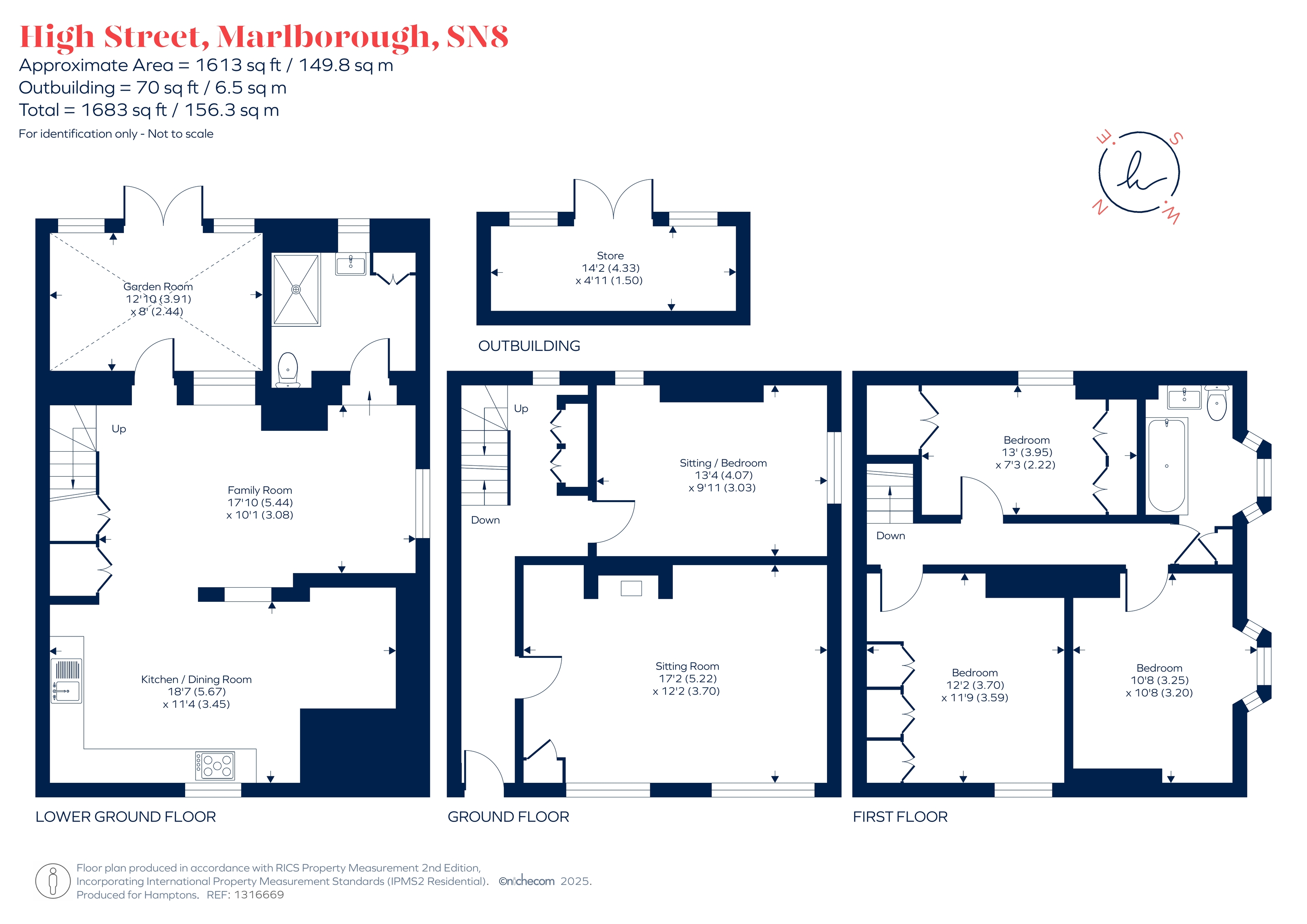 64, High Street, Marlborough floorplan