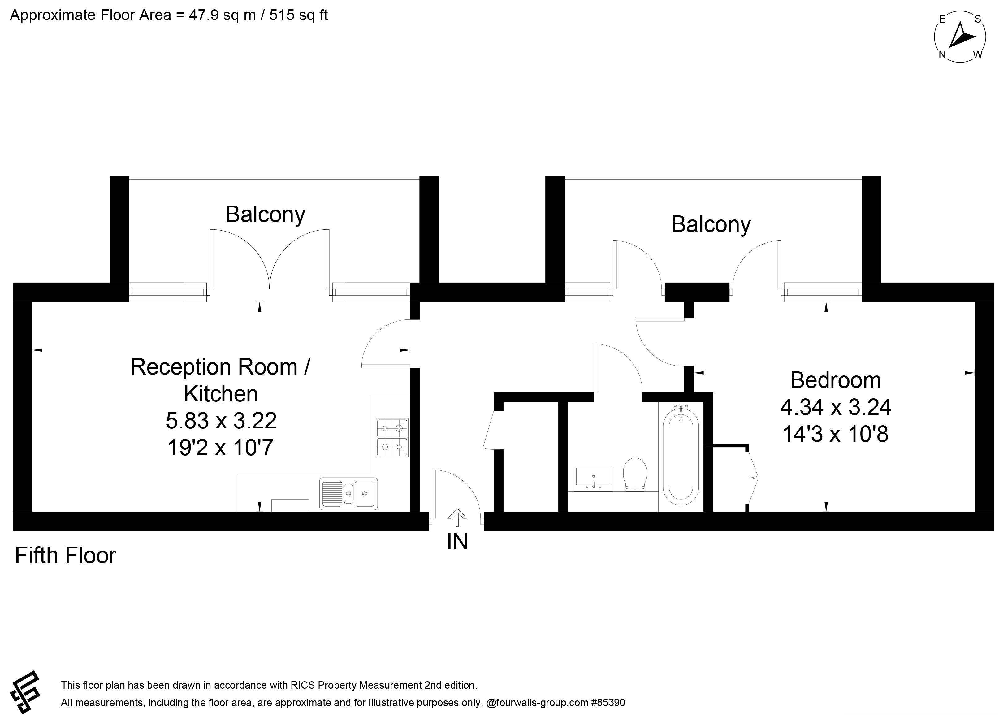 Empire Square South, London floorplan