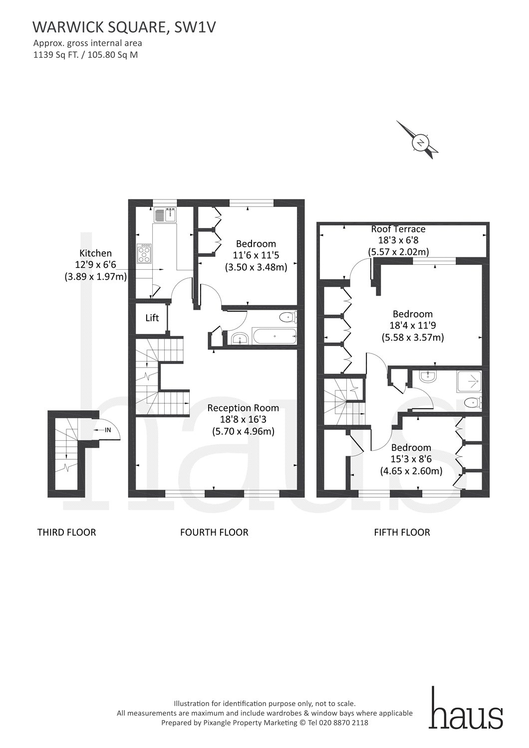 3 Bedrooms Flat to rent in Warwick Square, Pimlico, London SW1V