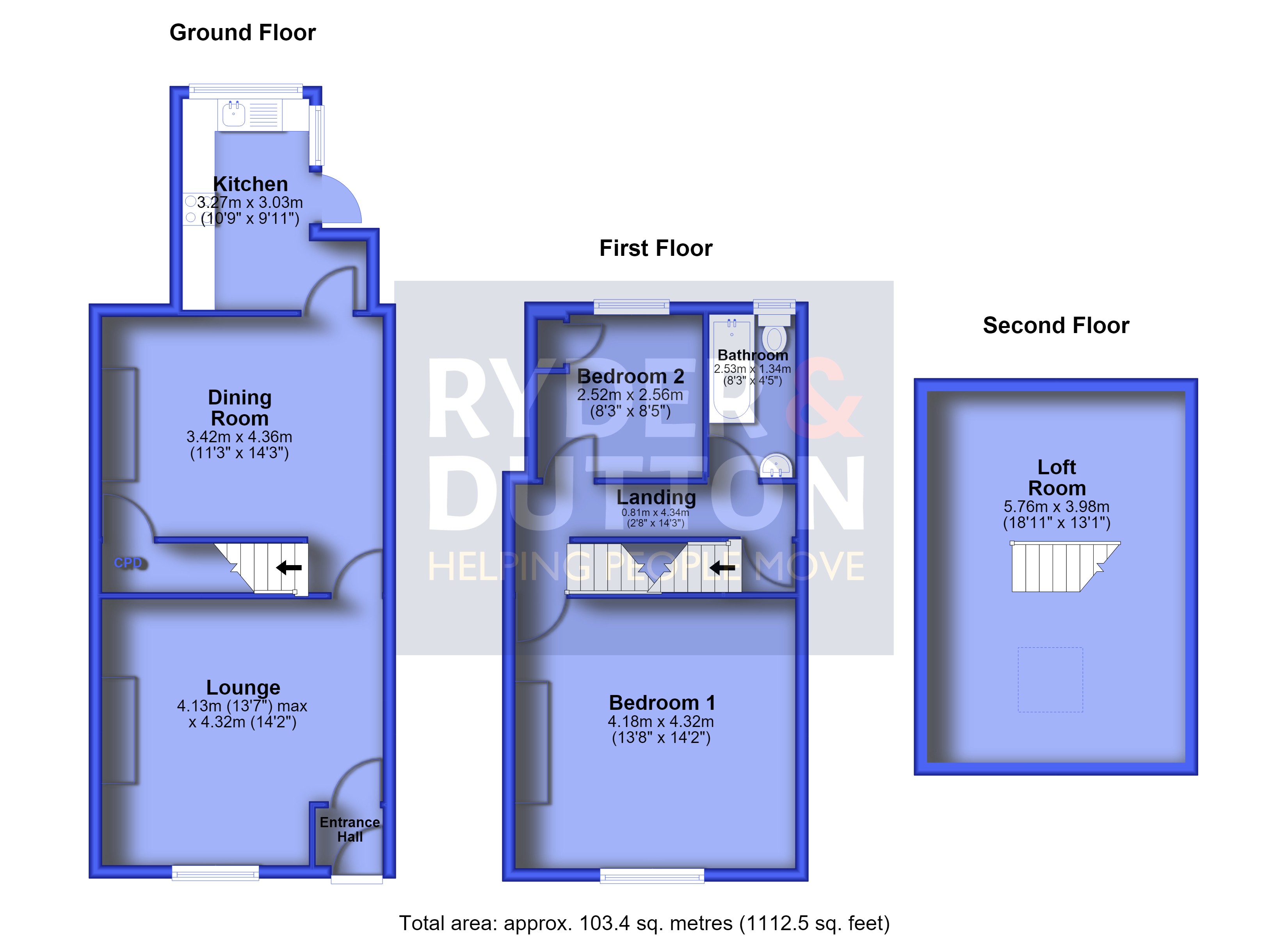 319, Rochdale Road, Oldham floorplan