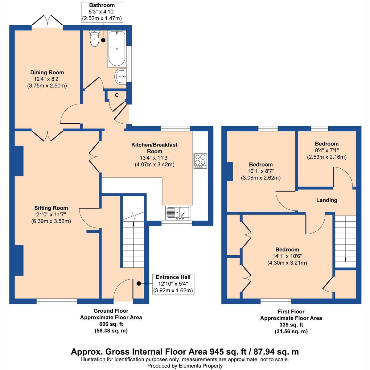 55, Primrose Crescent, Norwich floorplan