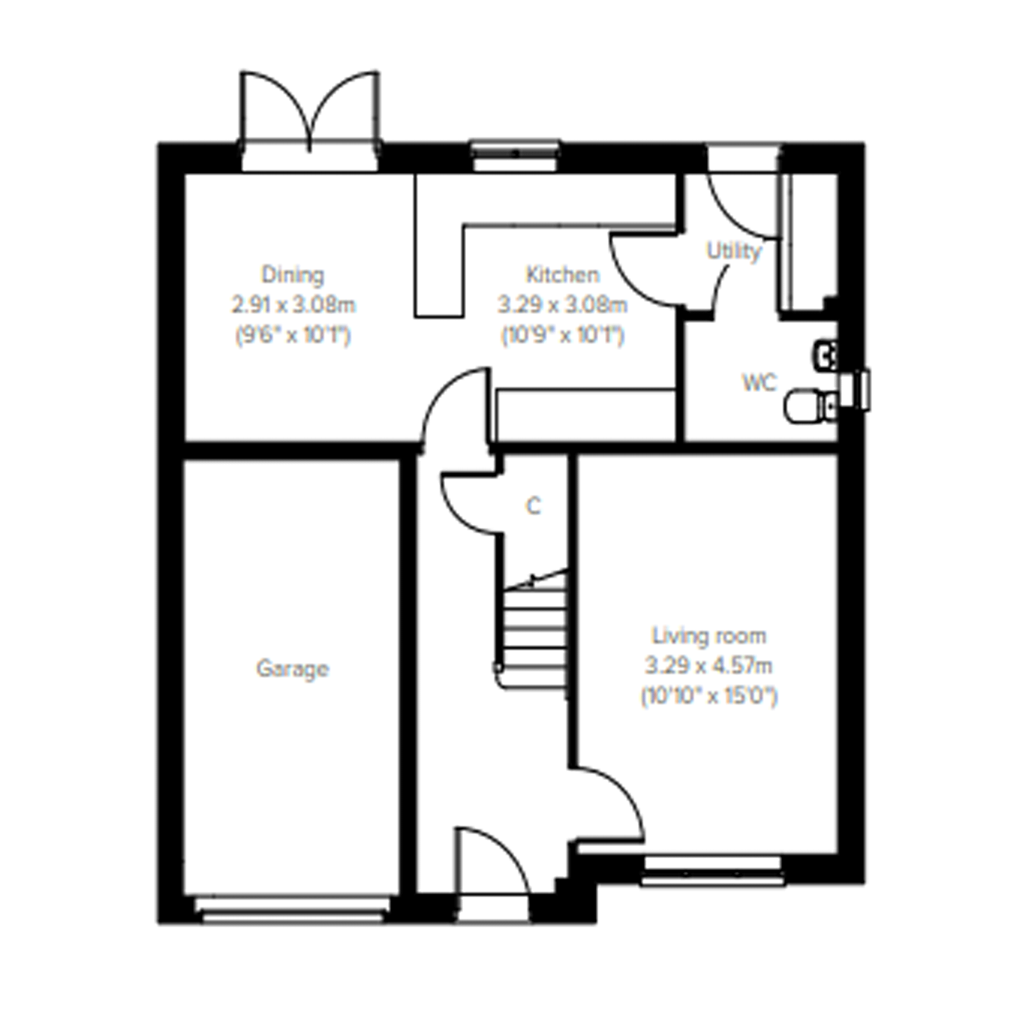182, Staynor Link, Selby floorplan