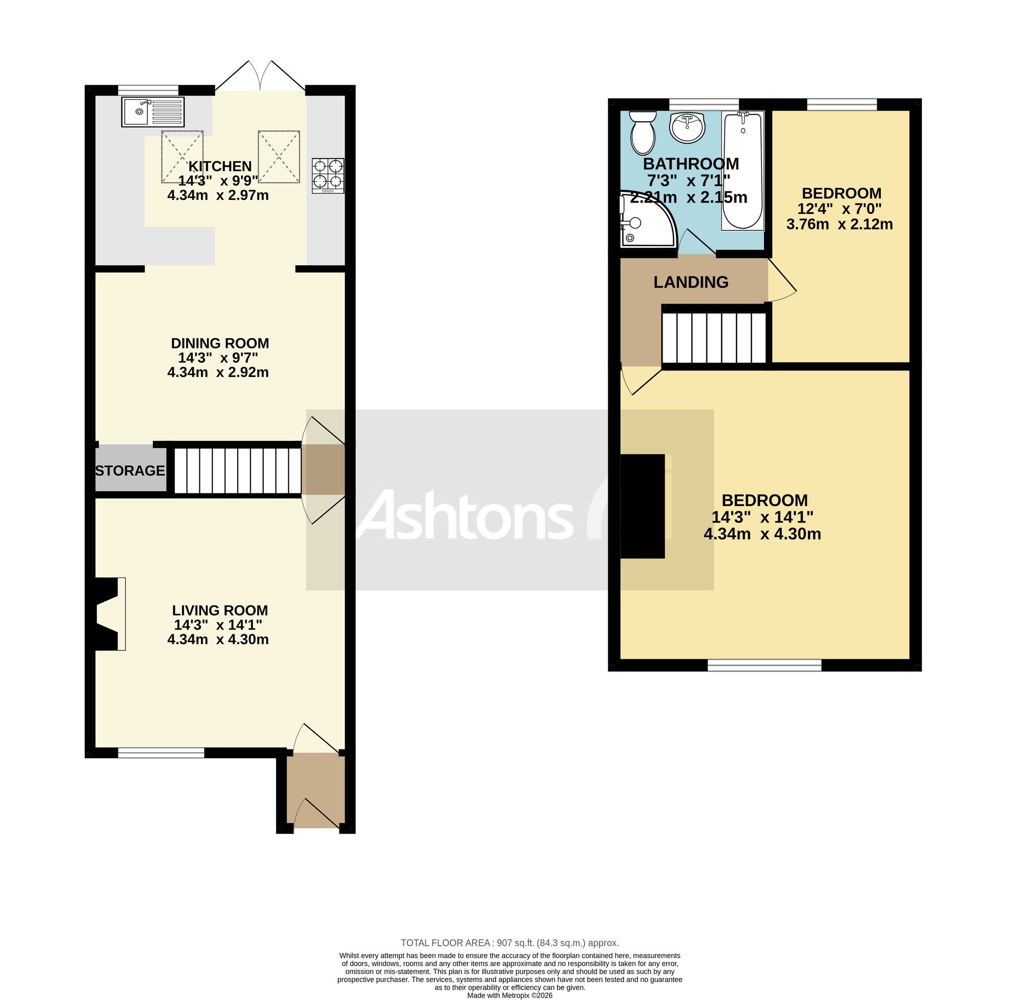70 Spindle Hillock, Wigan floorplan