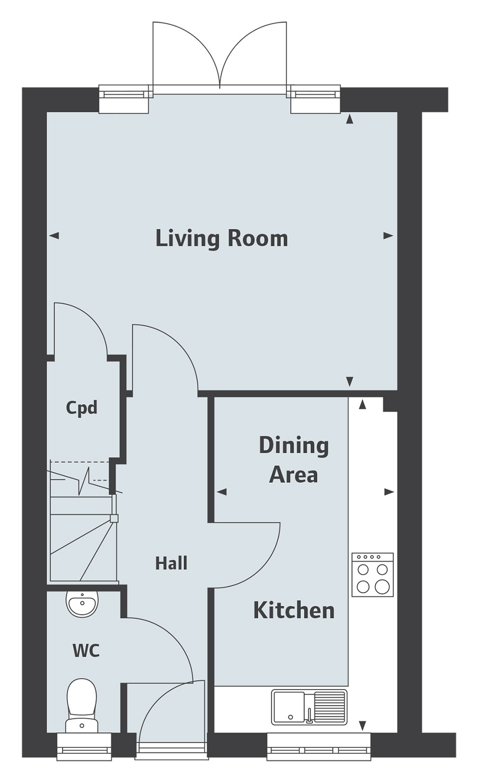 3 Bedrooms Semi-detached house for sale in 